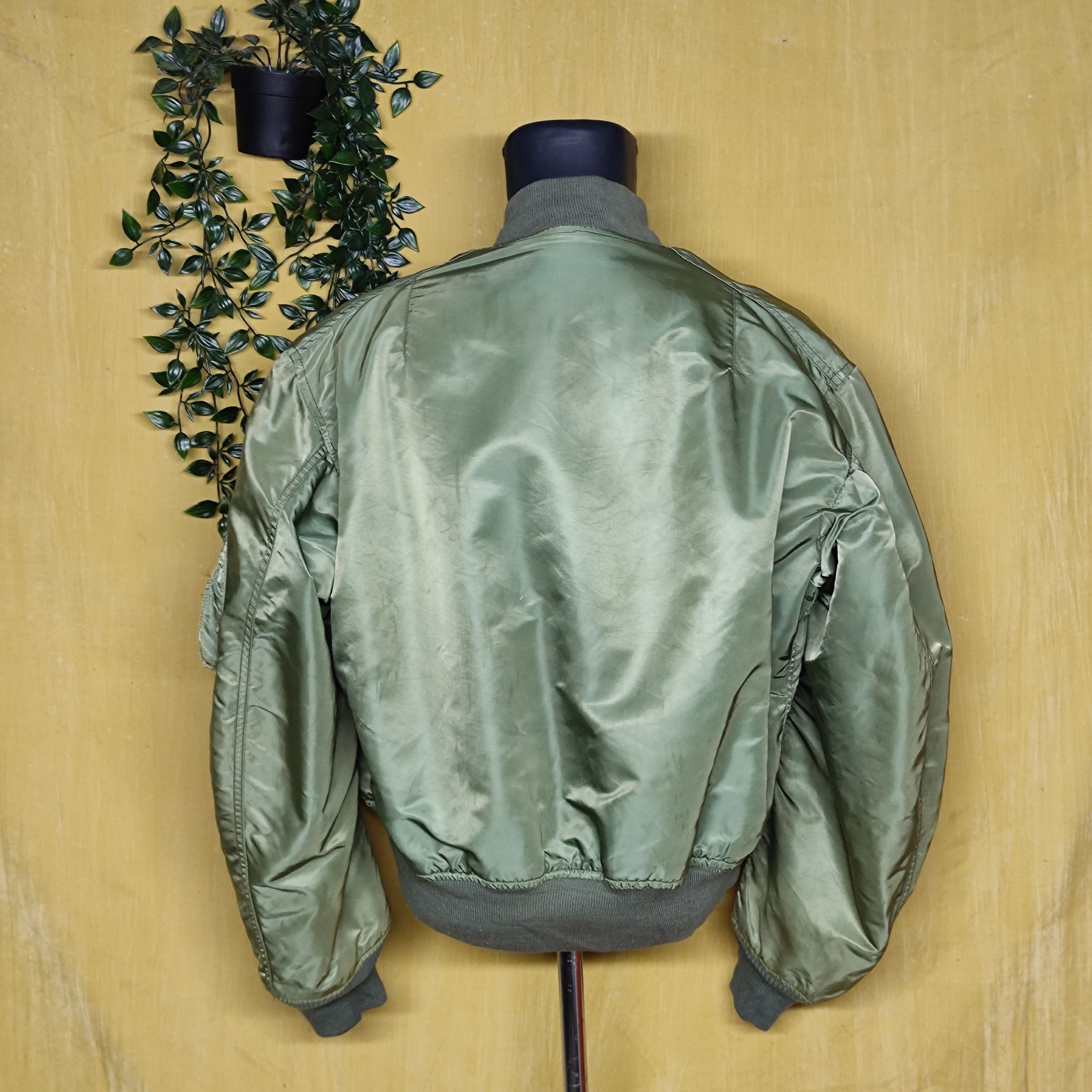 Schott 🔥VTG Schott Bros.Inc Rivelseble Jacket Flyer's Man MA-1 Size US L / EU 52-54 / 3 - 2 Thumbnail