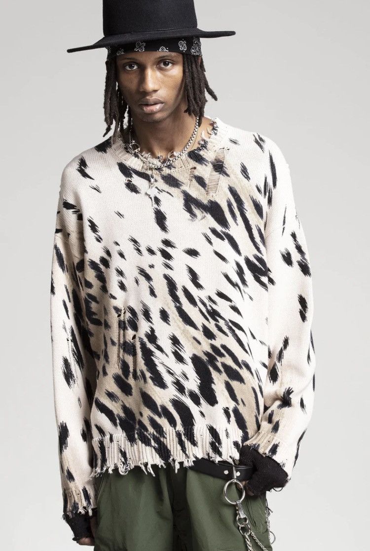 Cheetah oversized sweater. XS
