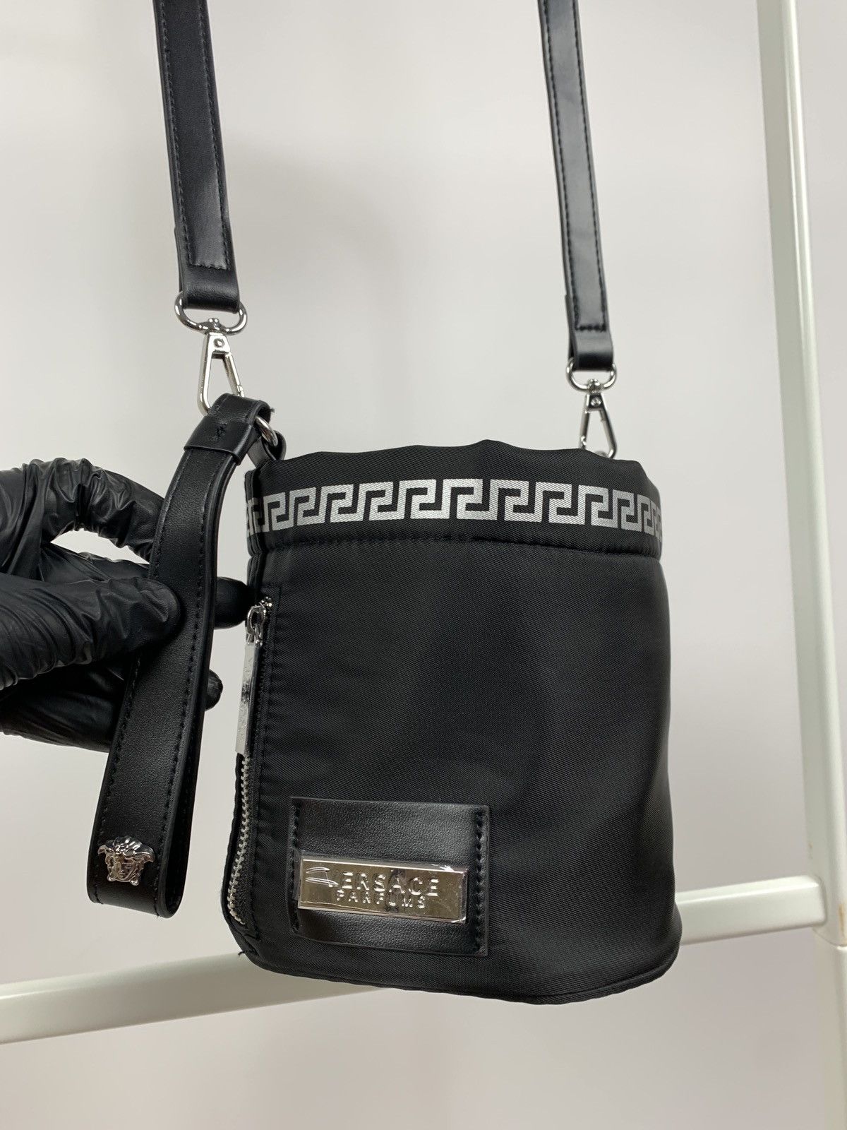Versace Versace Parfums Black Bucket Bag Size ONE SIZE - 3 Thumbnail