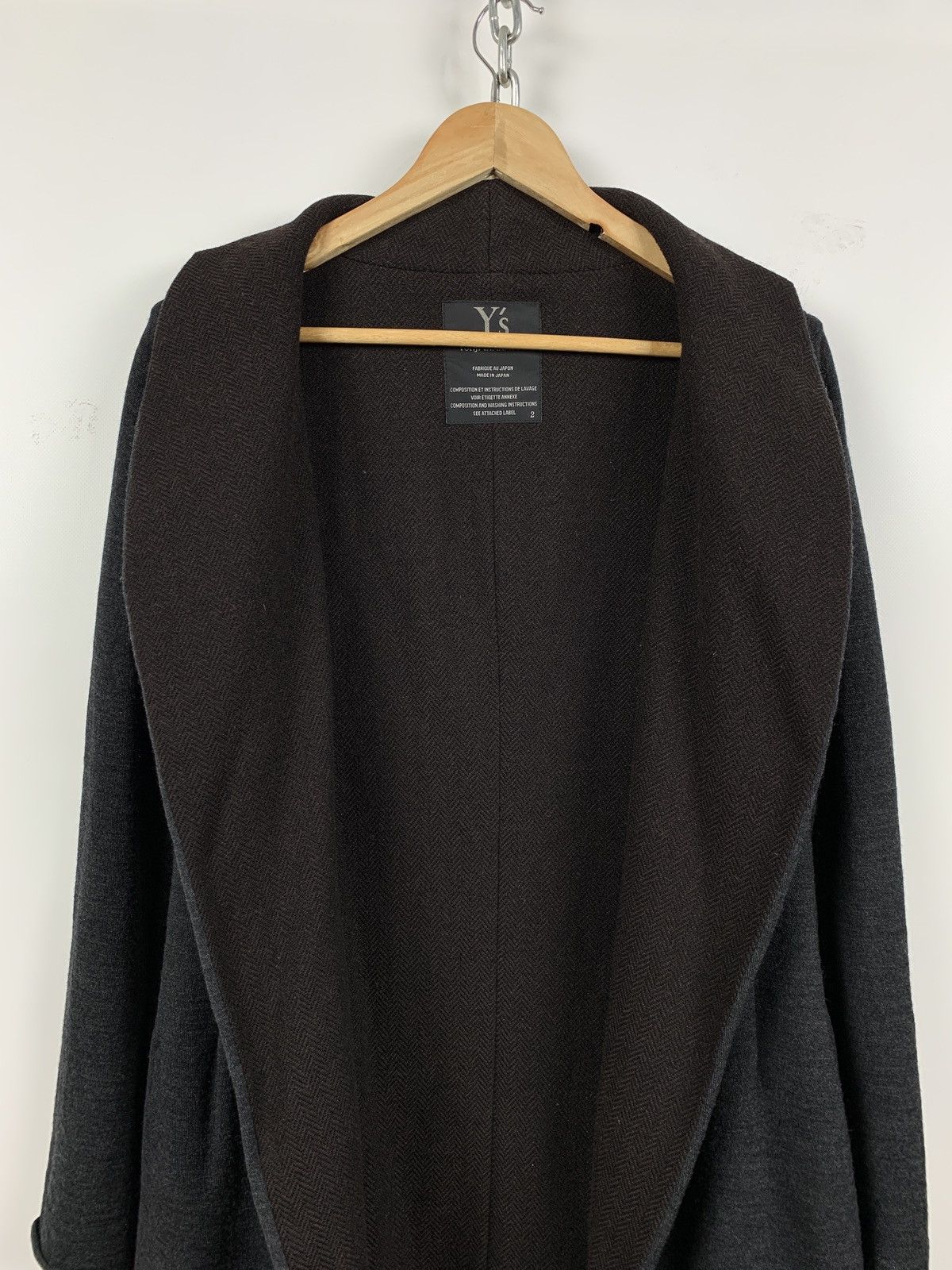 Vintage Vintage Y’s Yohji Yamamoto Wool Coat Size M / US 6-8 / IT 42-44 - 13 Thumbnail
