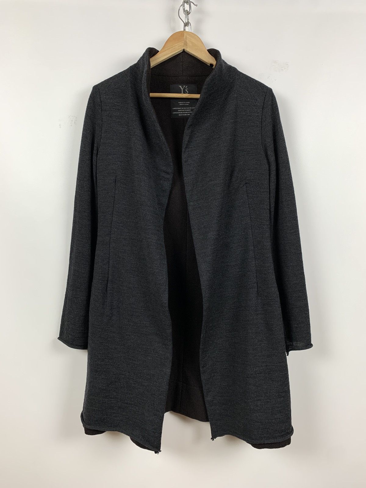 Vintage Vintage Y’s Yohji Yamamoto Wool Coat Size M / US 6-8 / IT 42-44 - 2 Thumbnail