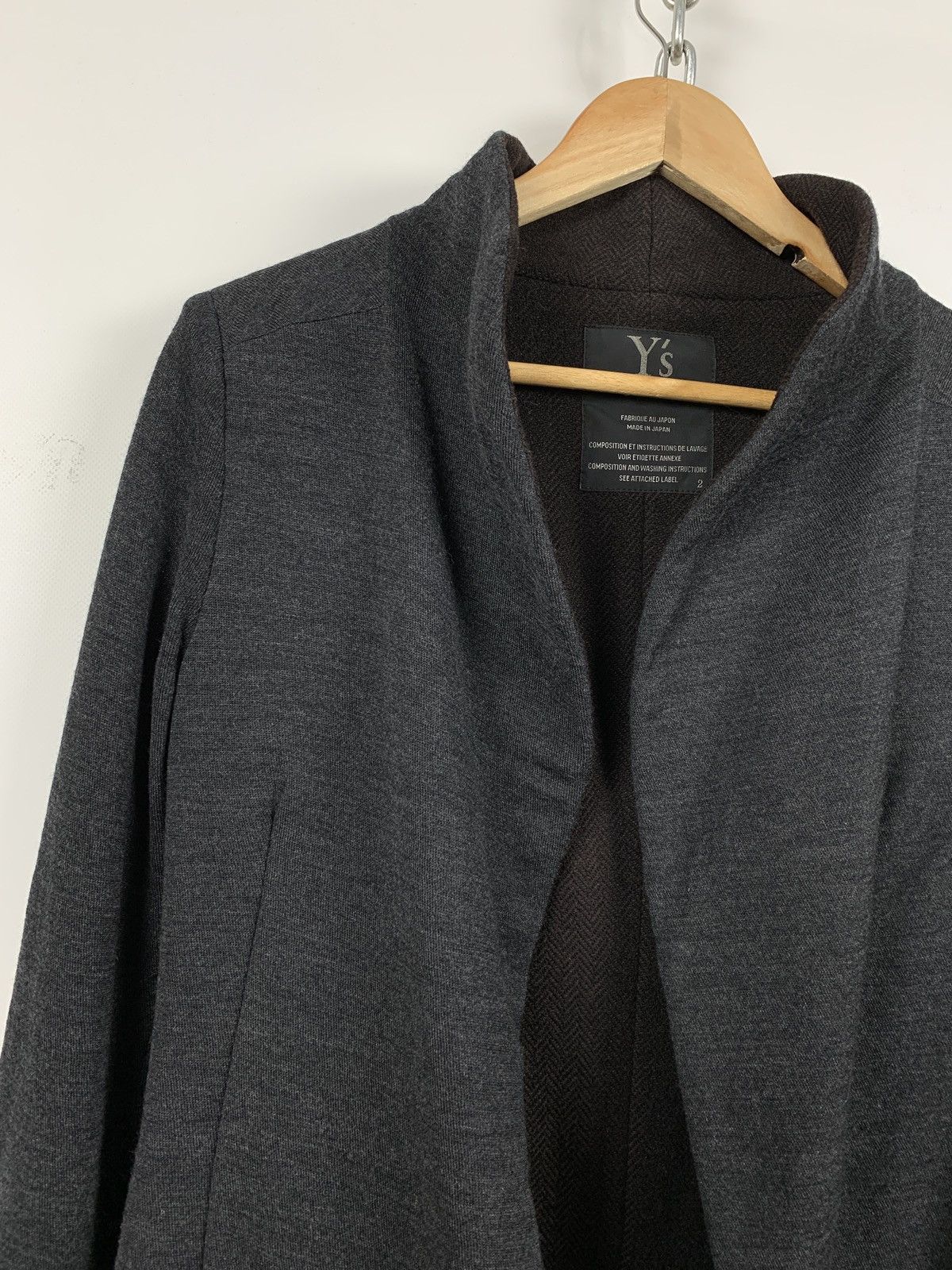 Vintage Vintage Y’s Yohji Yamamoto Wool Coat Size M / US 6-8 / IT 42-44 - 6 Thumbnail