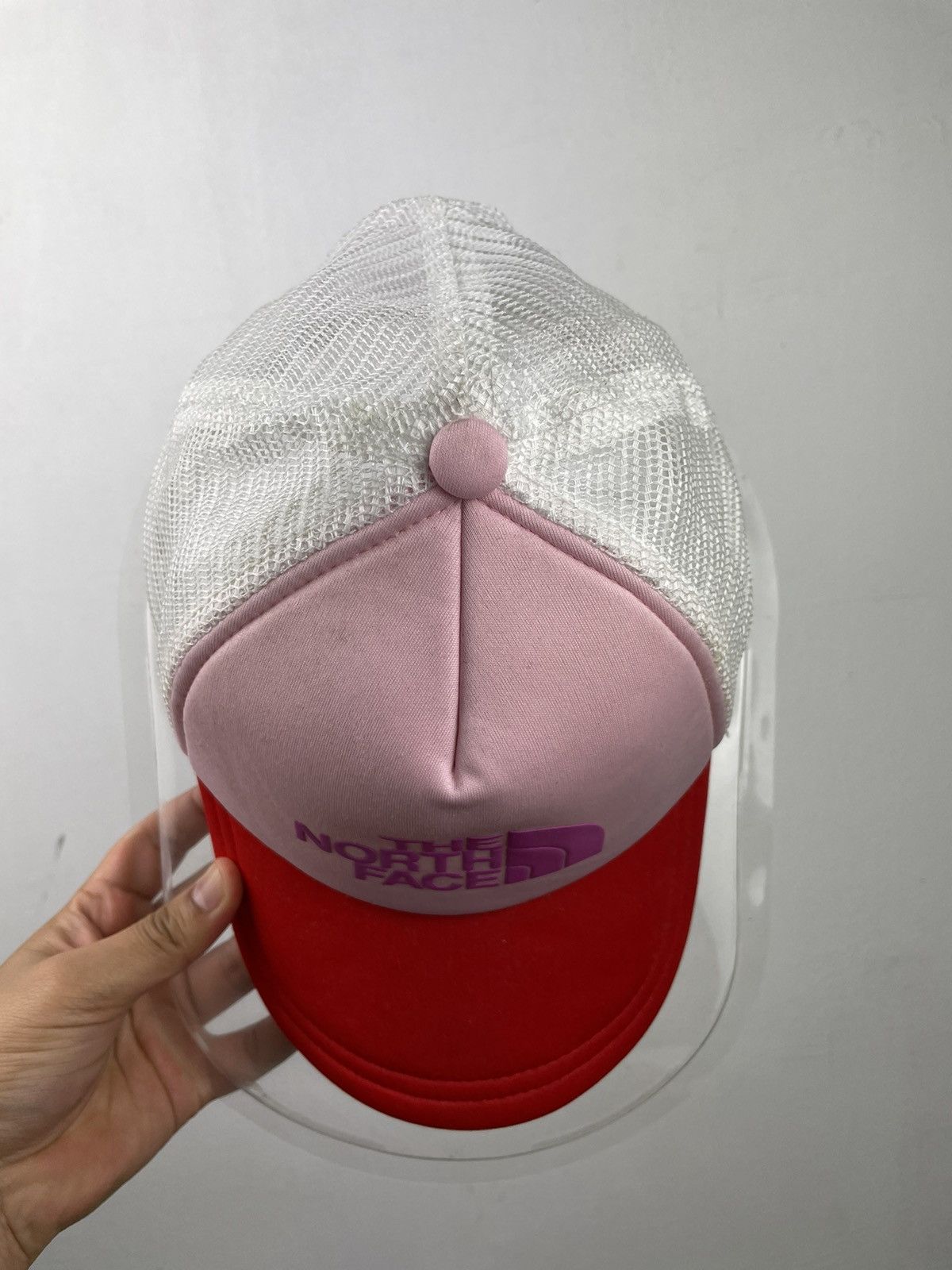 The North Face Vintage The North Face Trucker Hat Pink Cap Size ONE SIZE - 3 Thumbnail