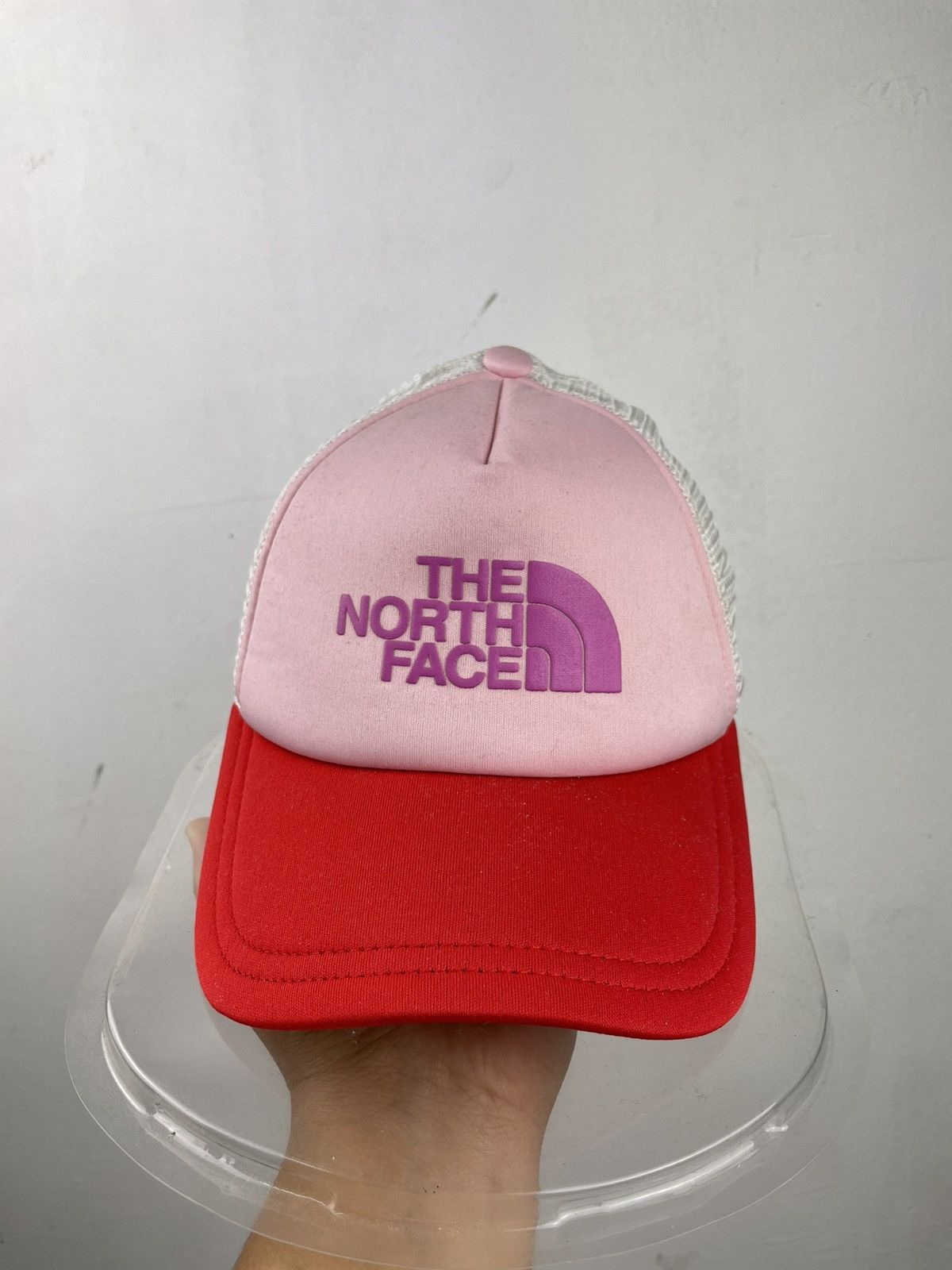 The North Face Vintage The North Face Trucker Hat Pink Cap Size ONE SIZE - 1 Thumbnail