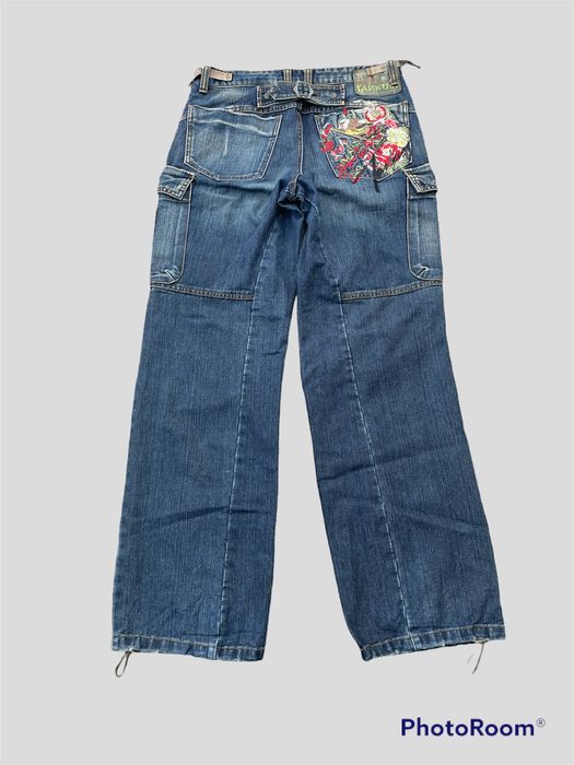 Vintage Rare Vintage Bondage Embrodery Baggy Jeans | Grailed