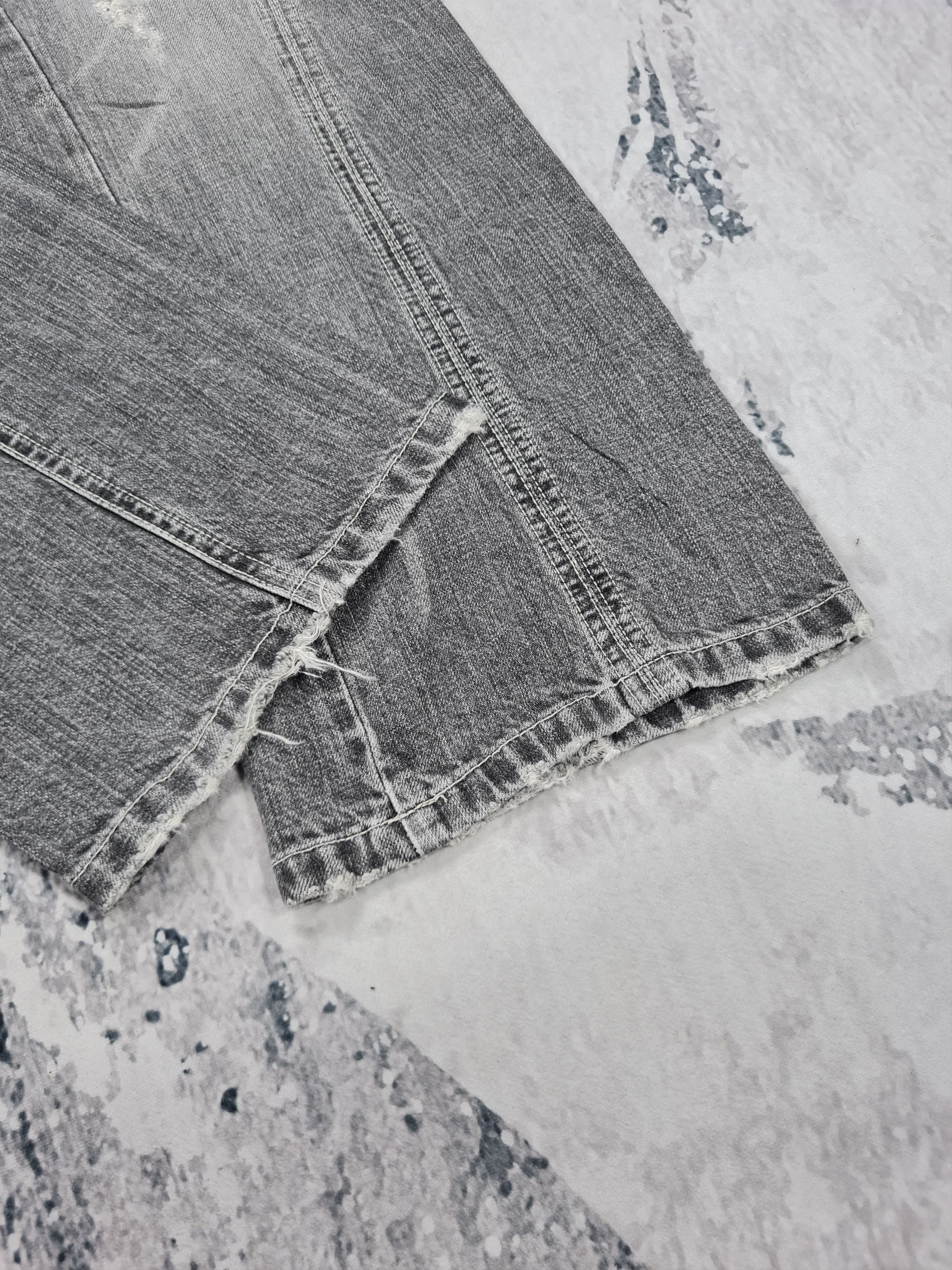 Japanese Brand × Tete Homme TETE HOMME Double Waist Distressed Flare 31x31.5 JB0015 Size US 31 - 11 Thumbnail