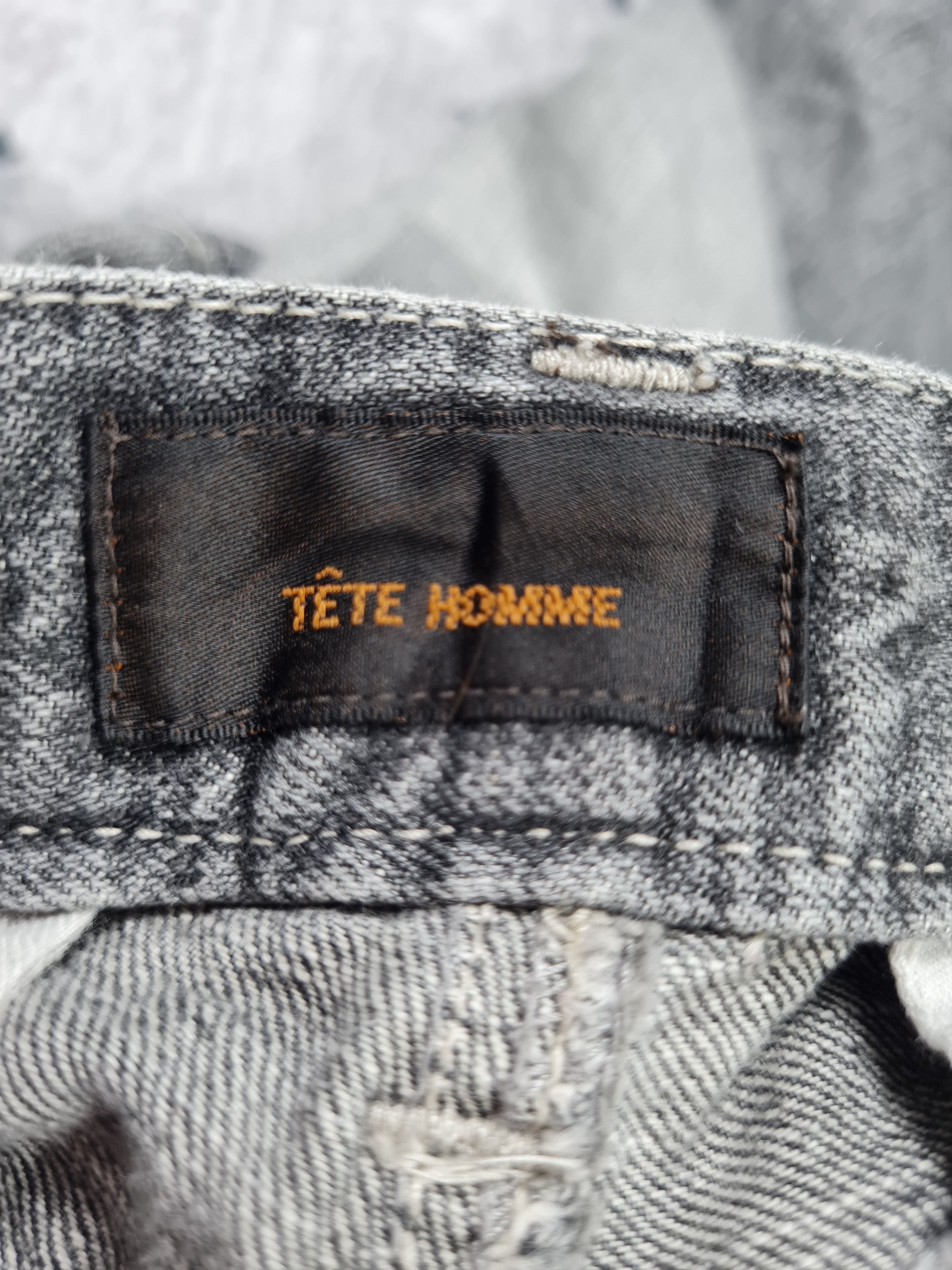 Japanese Brand × Tete Homme TETE HOMME Double Waist Distressed Flare 31x31.5 JB0015 Size US 31 - 13 Thumbnail