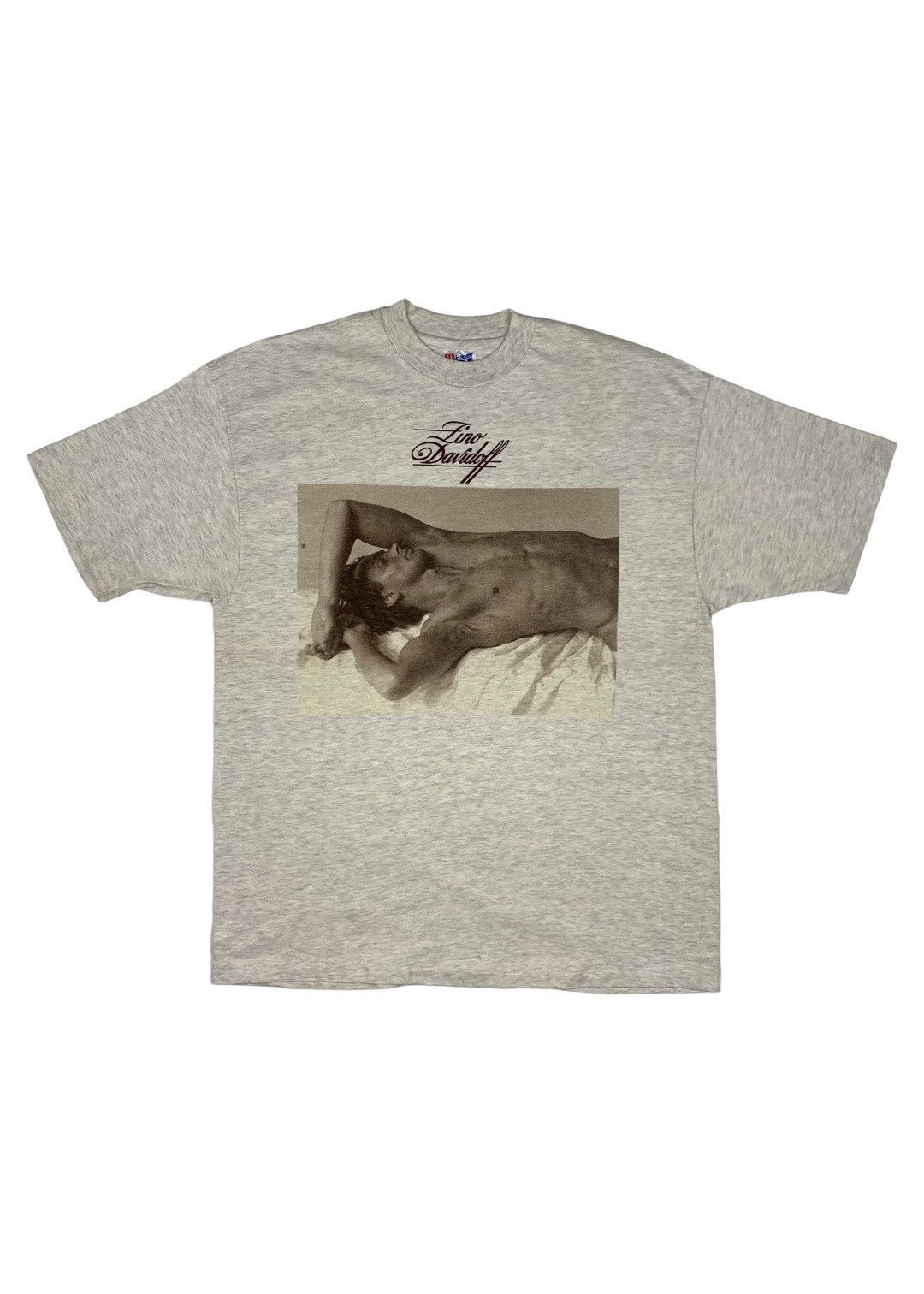 Vintage × Weber Vintage Zino Davidoff Designer Photo Print Shirt Bruce weber Size US XL / EU 56 / 4 - 1 Thumbnail