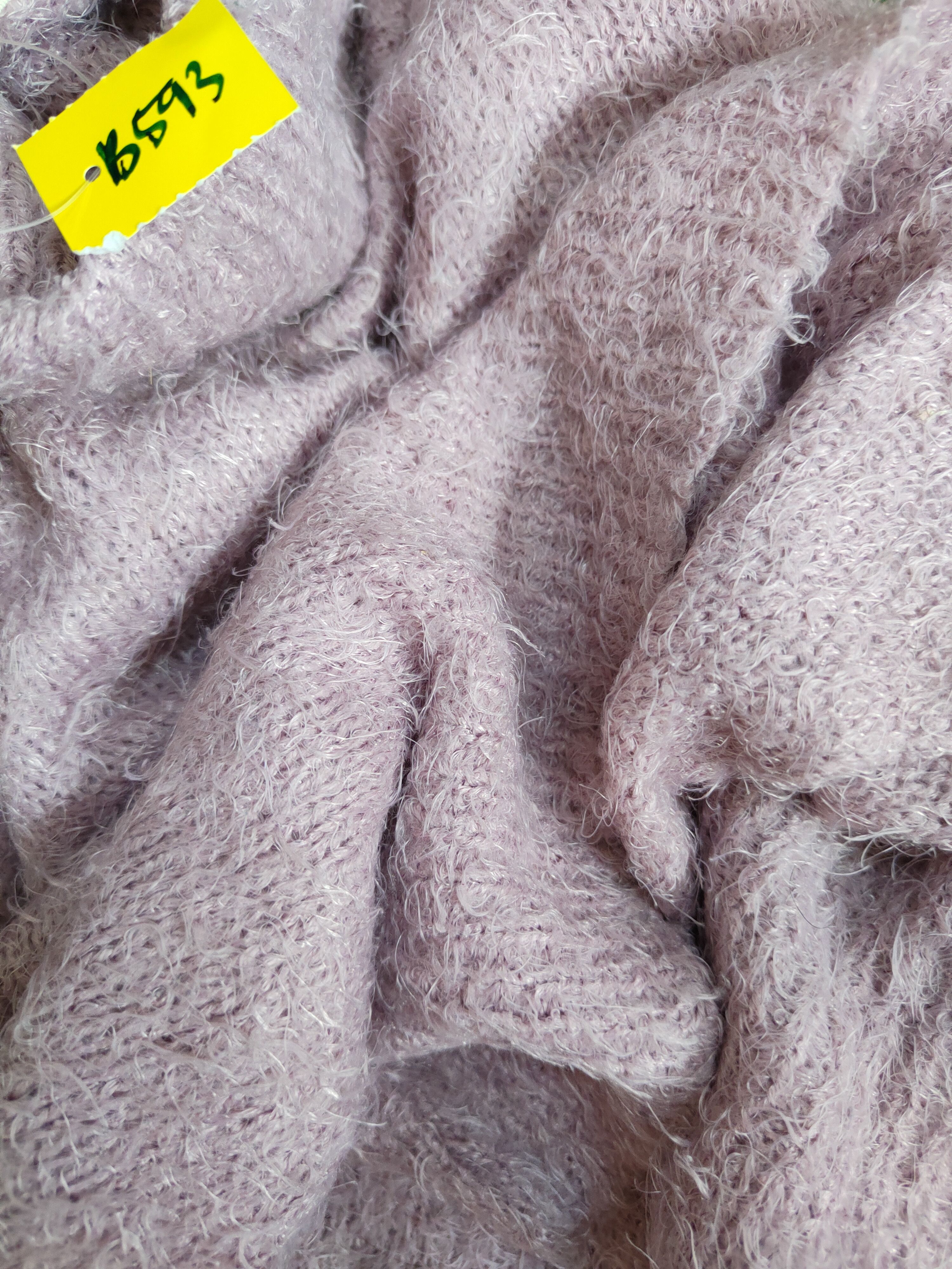 GU DLS GU Purple Shag Shaggy Fur Mohair Knitwear #BB593 Size S / US 4 / IT 40 - 10 Thumbnail