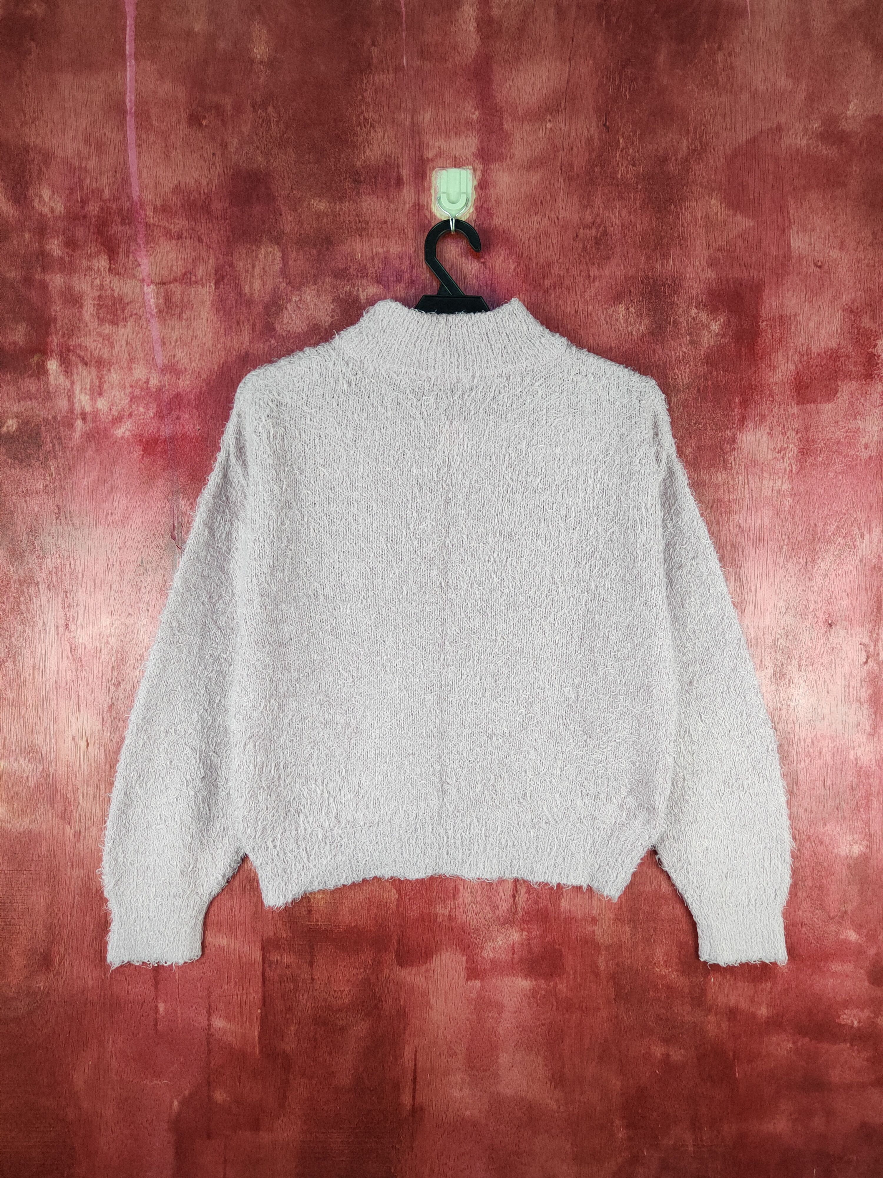 GU DLS GU Purple Shag Shaggy Fur Mohair Knitwear #BB593 Size S / US 4 / IT 40 - 7 Thumbnail
