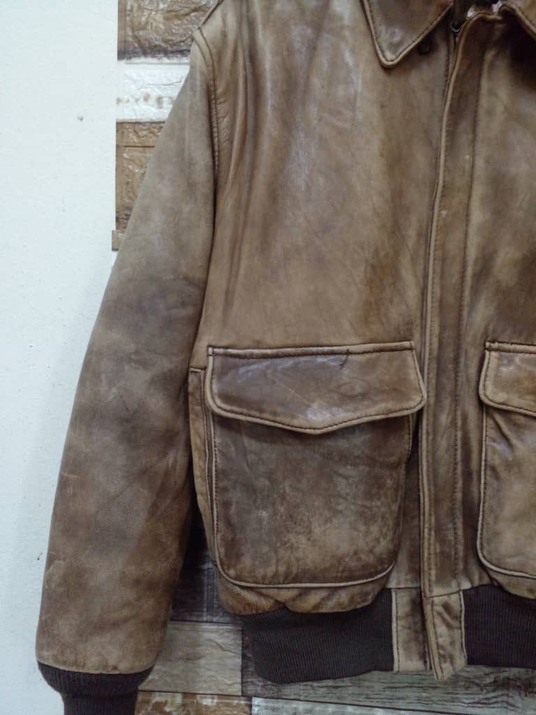 Other JACKET AIR FORCE x SHEEP LEATHER. (GJ23) Size US M / EU 48-50 / 2 - 6 Thumbnail