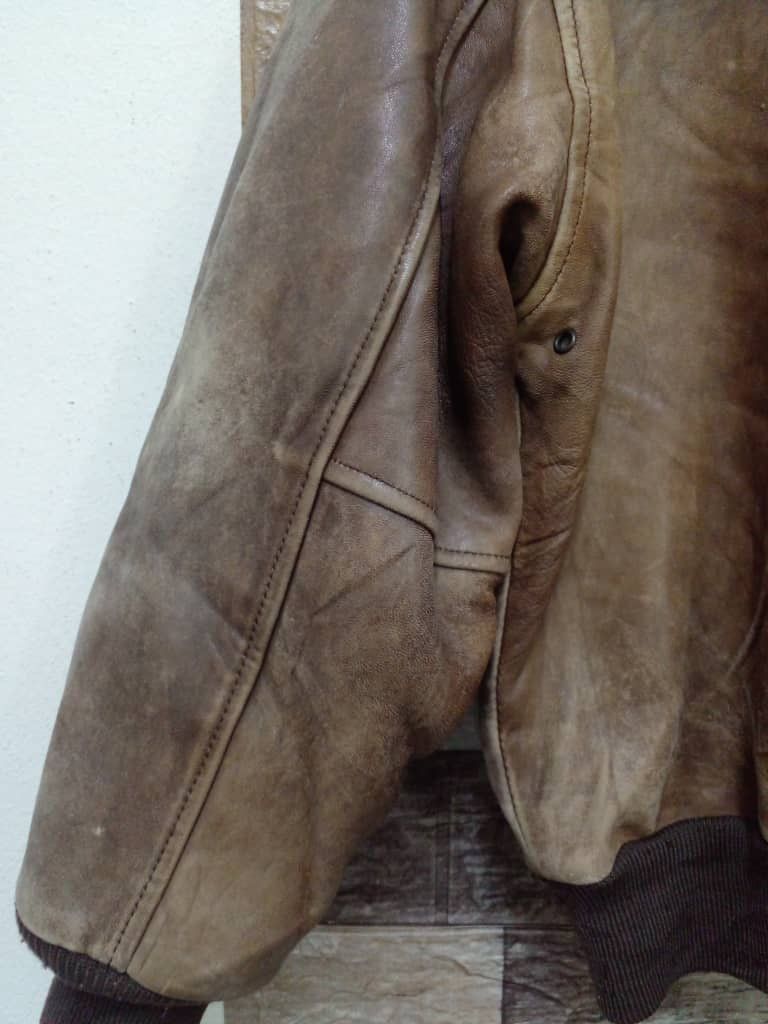 Other JACKET AIR FORCE x SHEEP LEATHER. (GJ23) Size US M / EU 48-50 / 2 - 16 Thumbnail