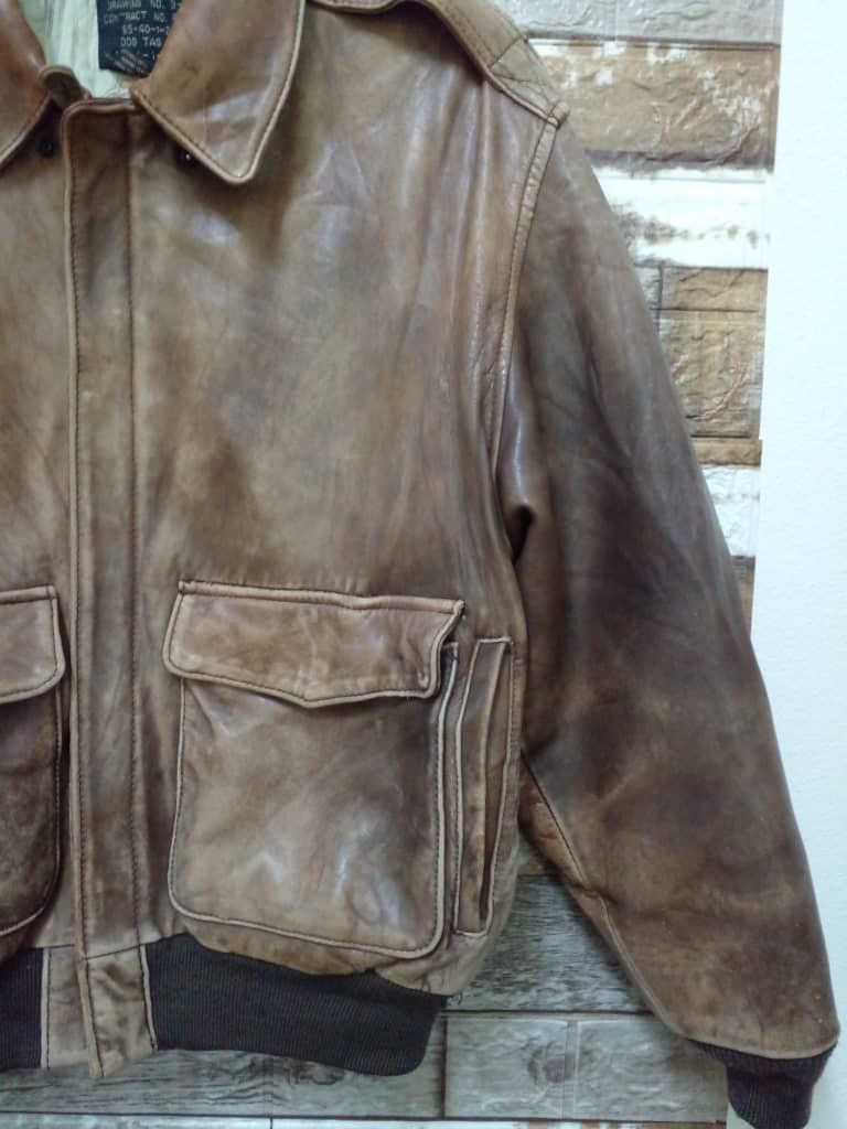 Other JACKET AIR FORCE x SHEEP LEATHER. (GJ23) Size US M / EU 48-50 / 2 - 8 Thumbnail