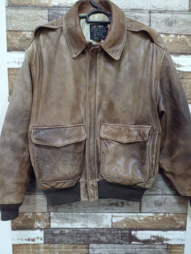 Other JACKET AIR FORCE x SHEEP LEATHER. (GJ23) Size US M / EU 48-50 / 2 - 1 Thumbnail