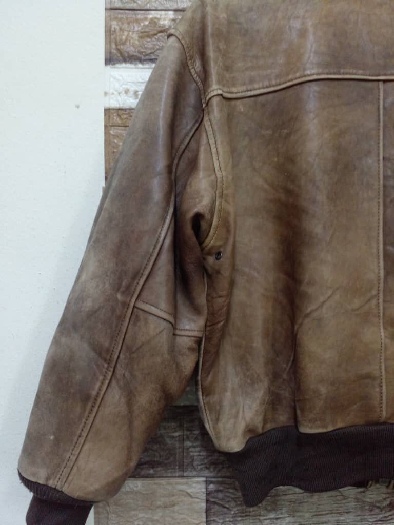 Other JACKET AIR FORCE x SHEEP LEATHER. (GJ23) Size US M / EU 48-50 / 2 - 13 Thumbnail
