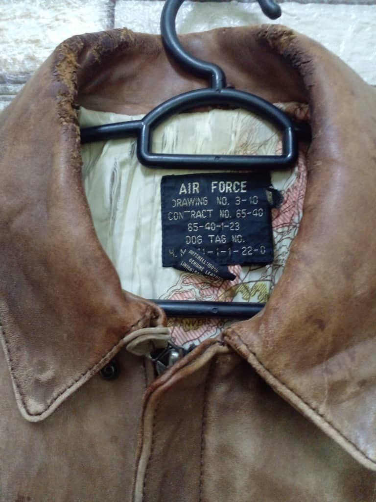 Other JACKET AIR FORCE x SHEEP LEATHER. (GJ23) Size US M / EU 48-50 / 2 - 7 Thumbnail