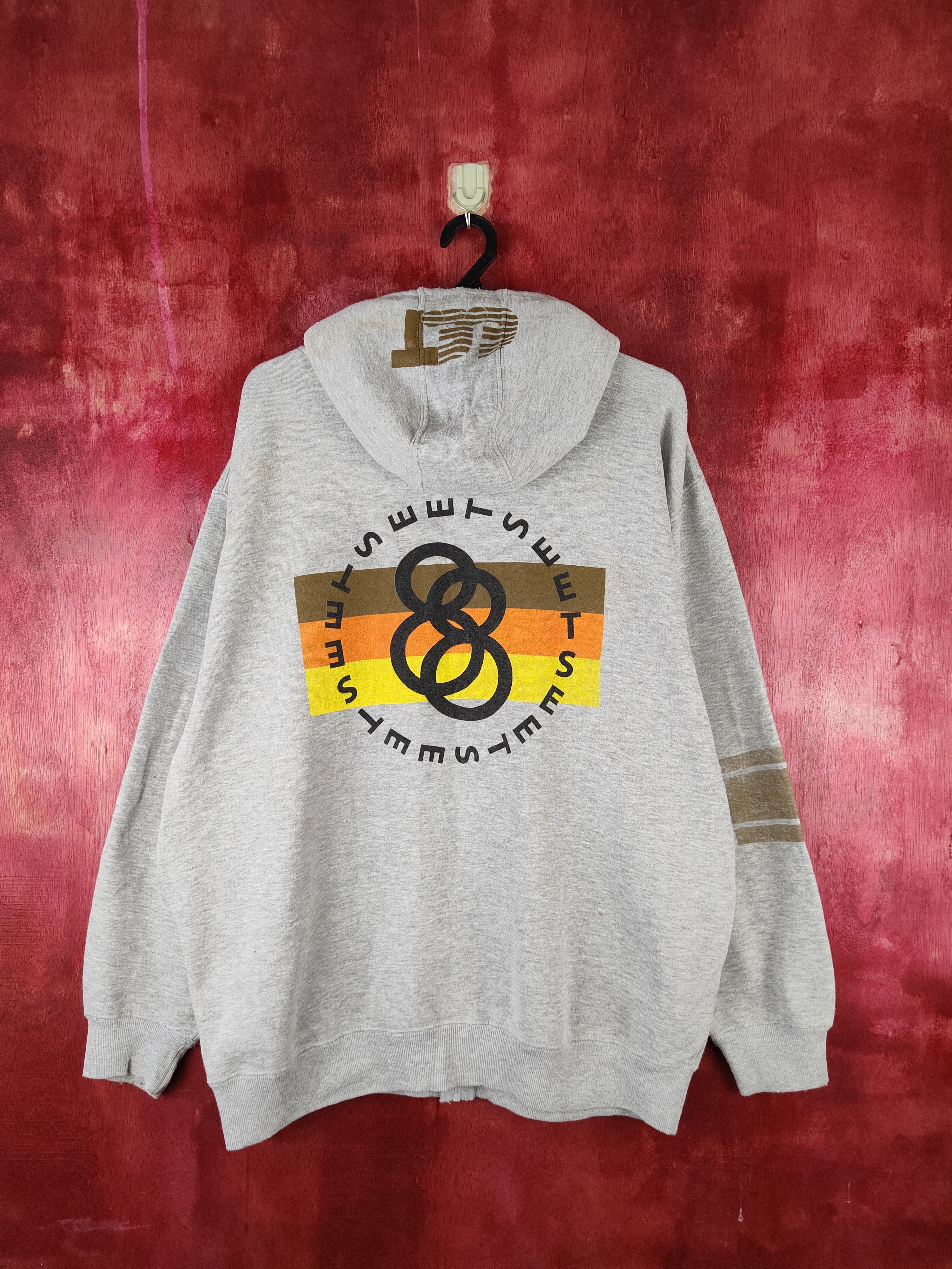 Japanese Brand 88tees Gray Hoodie Sweater japan streetwear #475B Size US XL / EU 56 / 4 - 9 Thumbnail