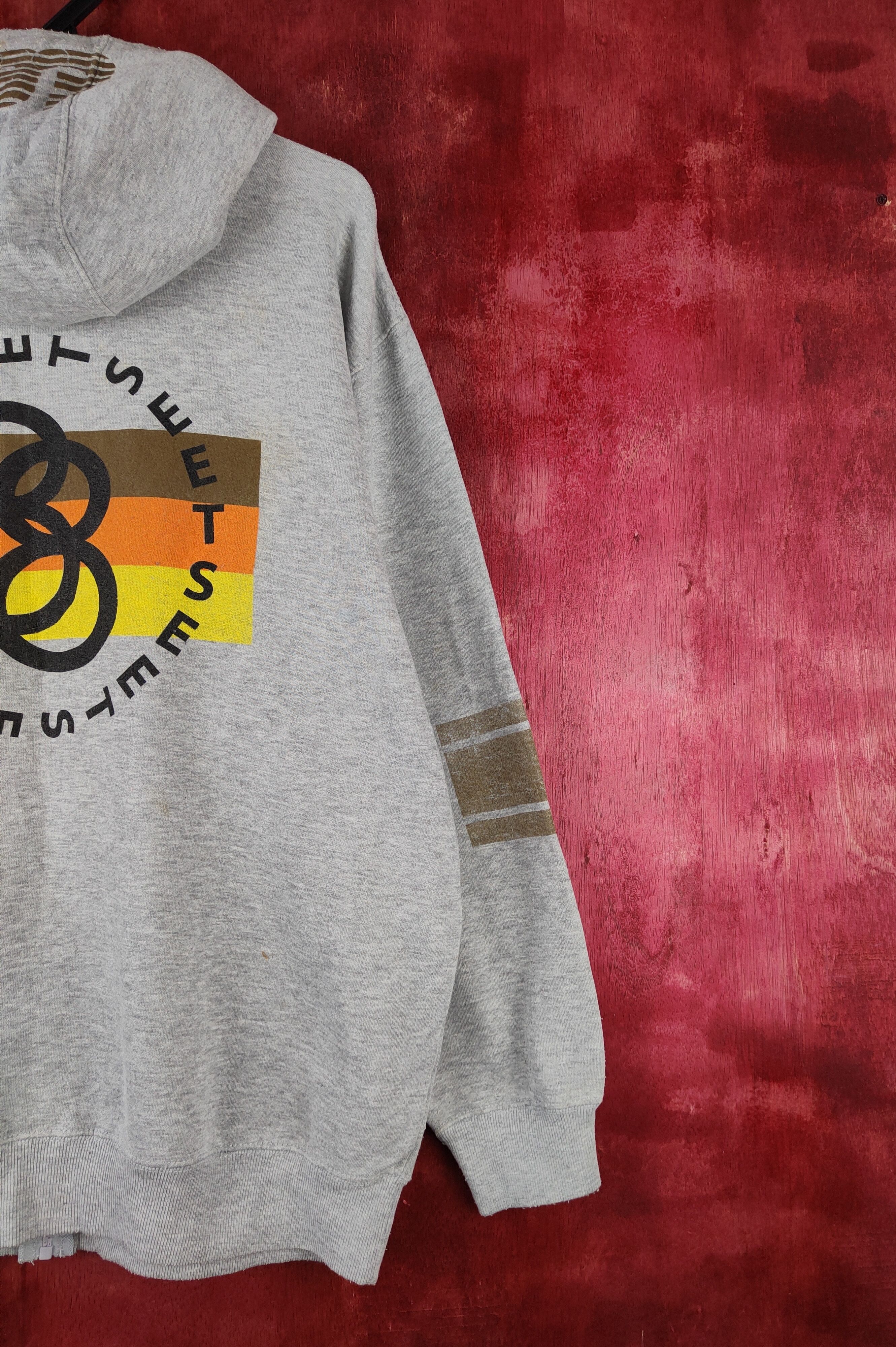 Japanese Brand 88tees Gray Hoodie Sweater japan streetwear #475B Size US XL / EU 56 / 4 - 12 Thumbnail