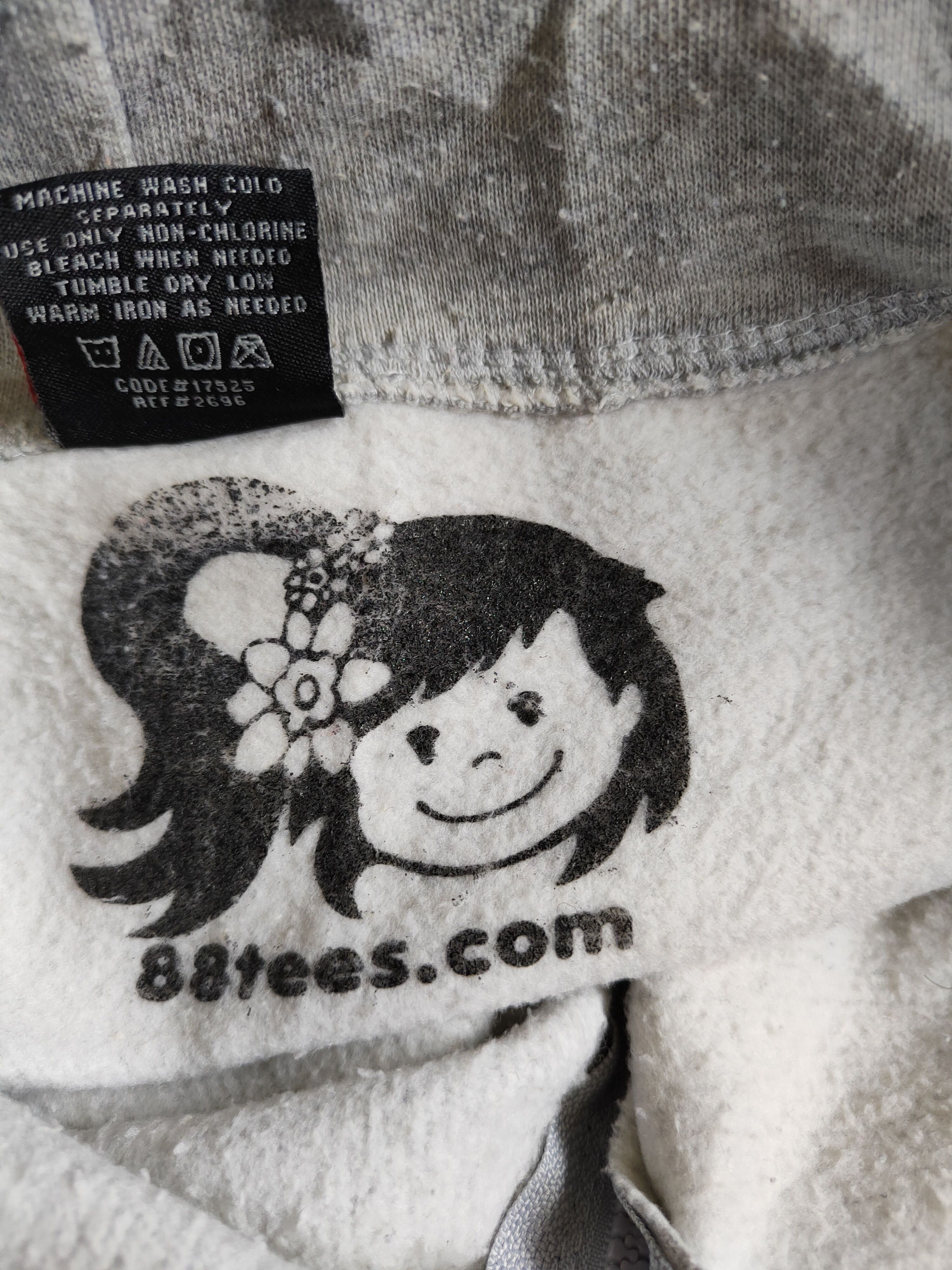 Japanese Brand 88tees Gray Hoodie Sweater japan streetwear #475B Size US XL / EU 56 / 4 - 14 Thumbnail