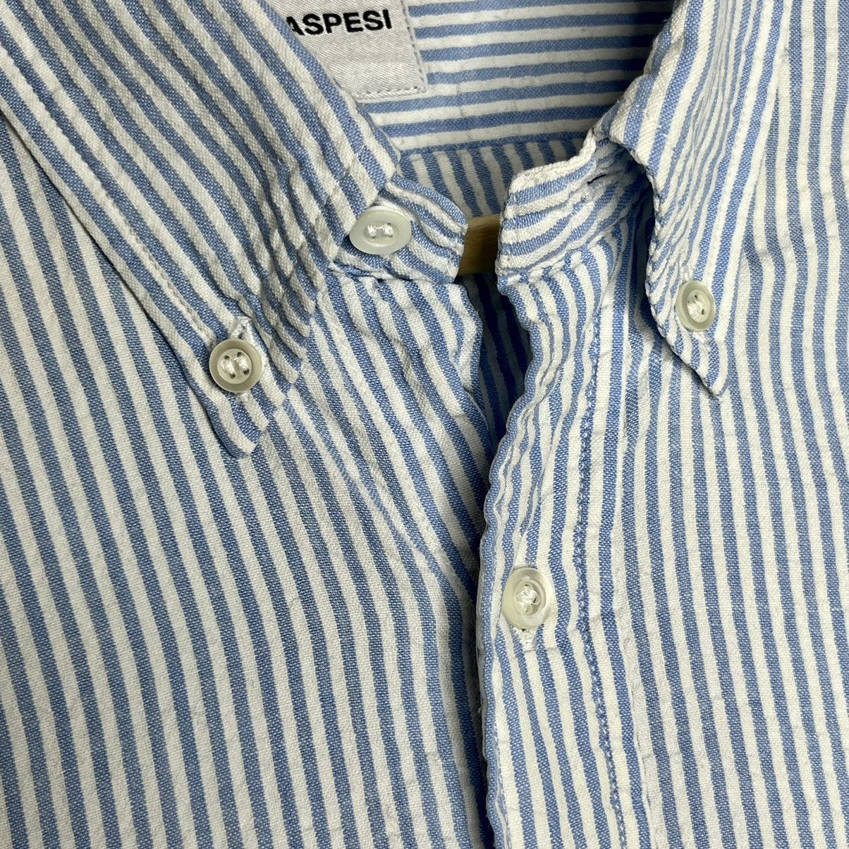Aspesi Aspesi Striped Shirt Size US L / EU 52-54 / 3 - 5 Thumbnail