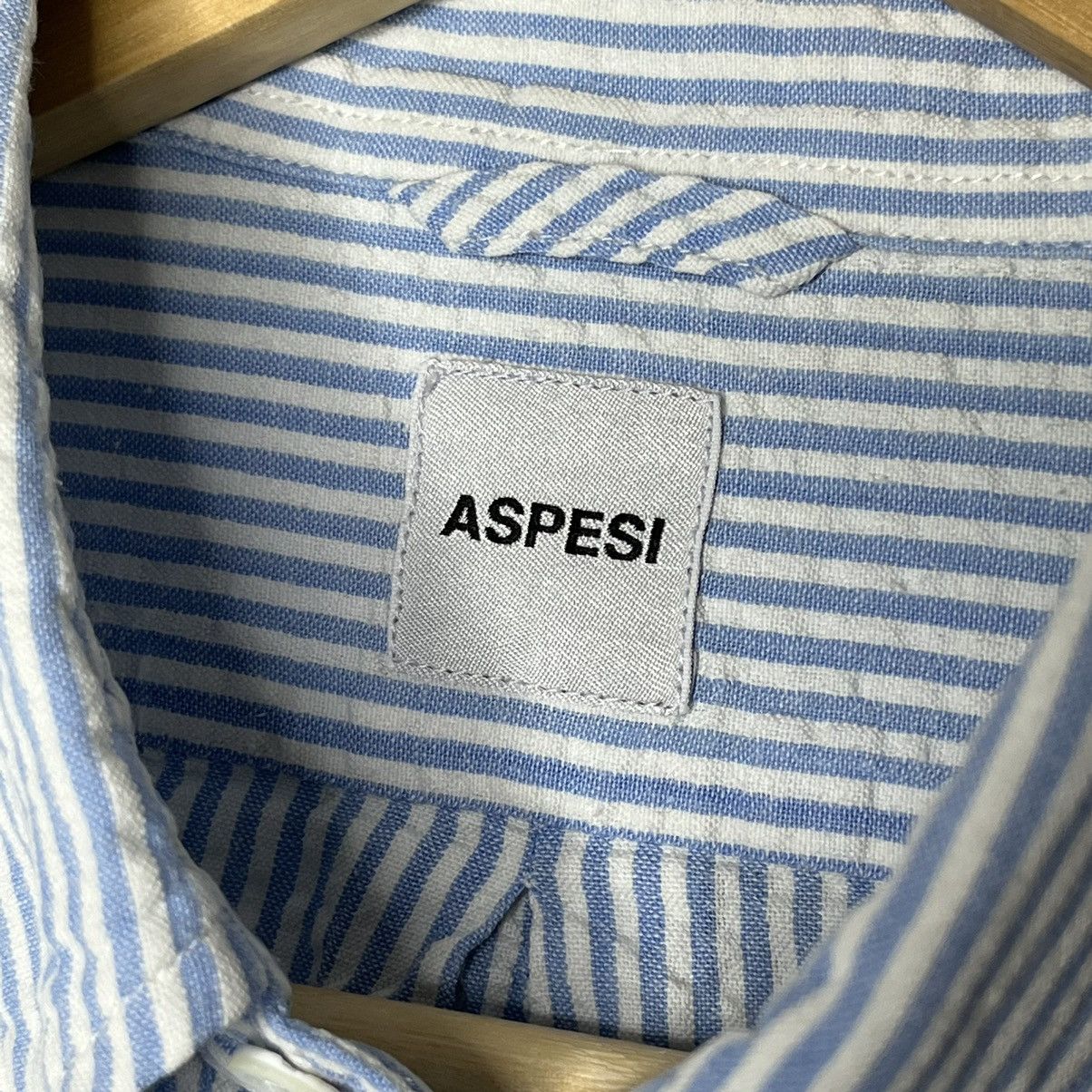 Aspesi Aspesi Striped Shirt Size US L / EU 52-54 / 3 - 3 Thumbnail