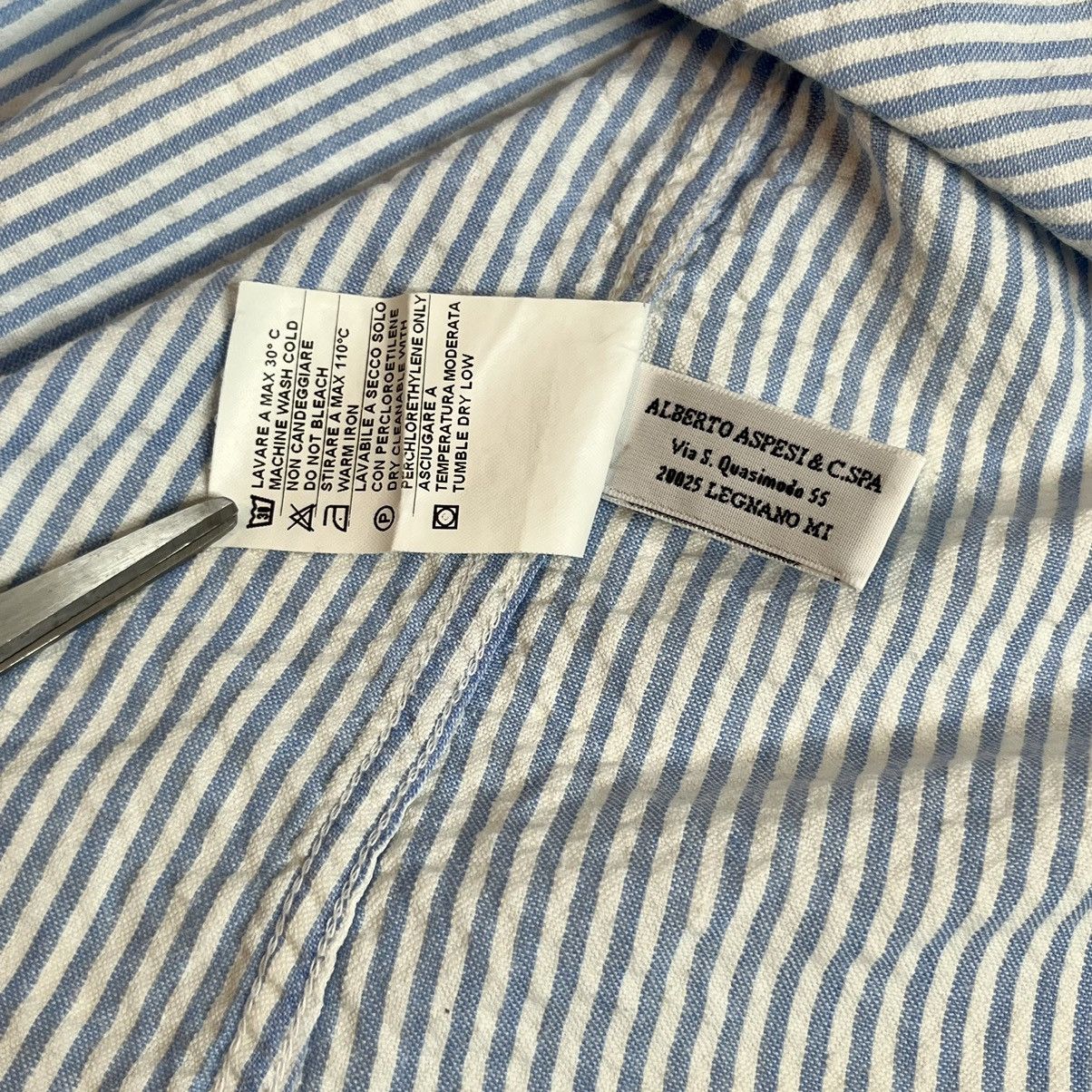 Aspesi Aspesi Striped Shirt Size US L / EU 52-54 / 3 - 10 Thumbnail