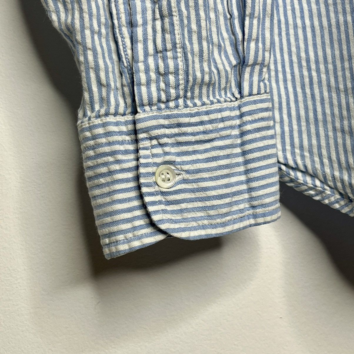 Aspesi Aspesi Striped Shirt Size US L / EU 52-54 / 3 - 8 Thumbnail