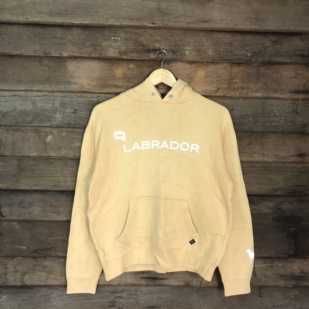 Japanese Brand × Vintage Labrador Retriever Yellow Cream Hoodies #345B Size US S / EU 44-46 / 1 - 3 Thumbnail