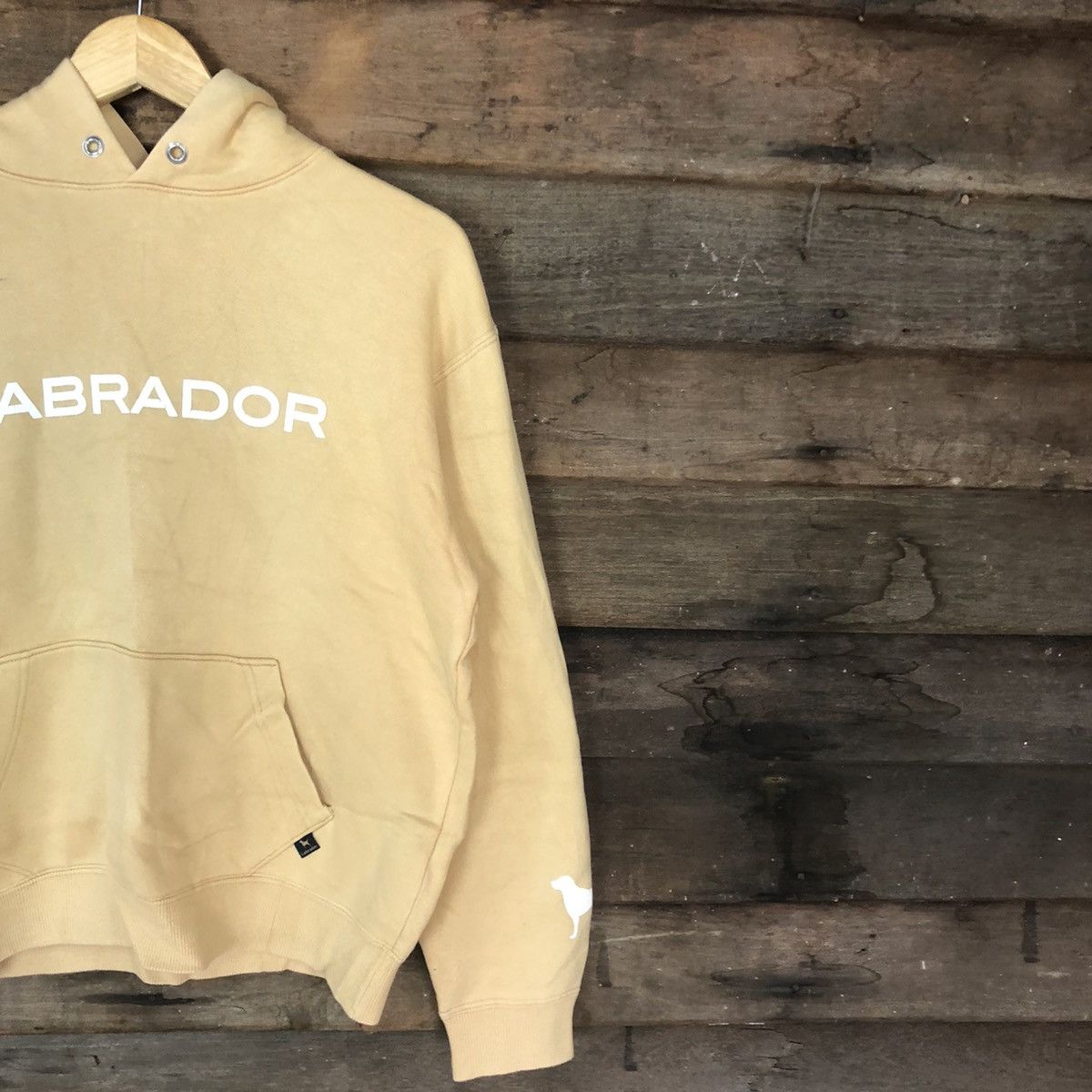 Japanese Brand × Vintage Labrador Retriever Yellow Cream Hoodies #345B Size US S / EU 44-46 / 1 - 5 Thumbnail