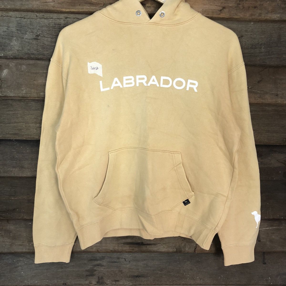 Japanese Brand × Vintage Labrador Retriever Yellow Cream Hoodies #345B Size US S / EU 44-46 / 1 - 8 Thumbnail