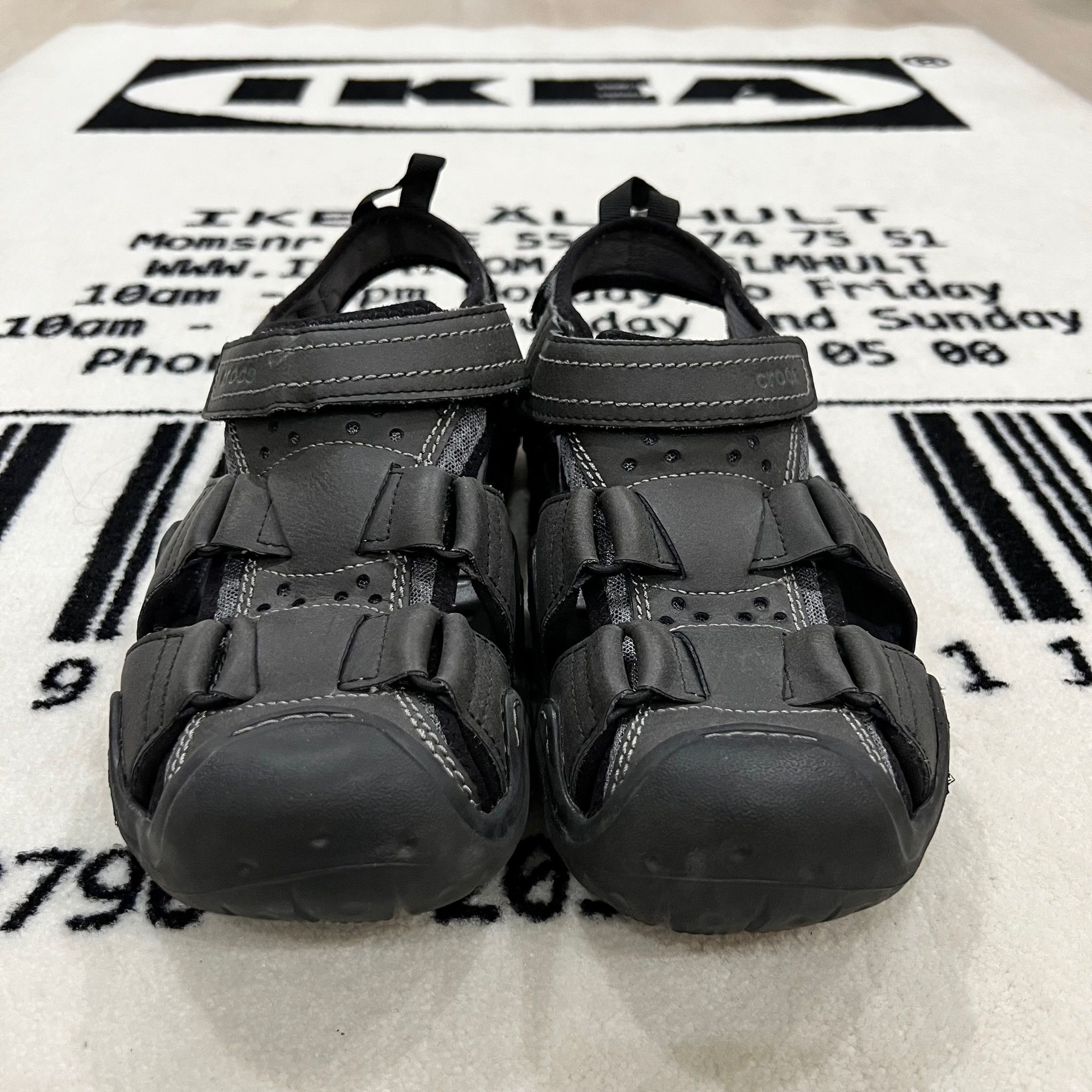 Crocs Men s CROCS Swiftwater Leather Fisherman Sandals. Grailed