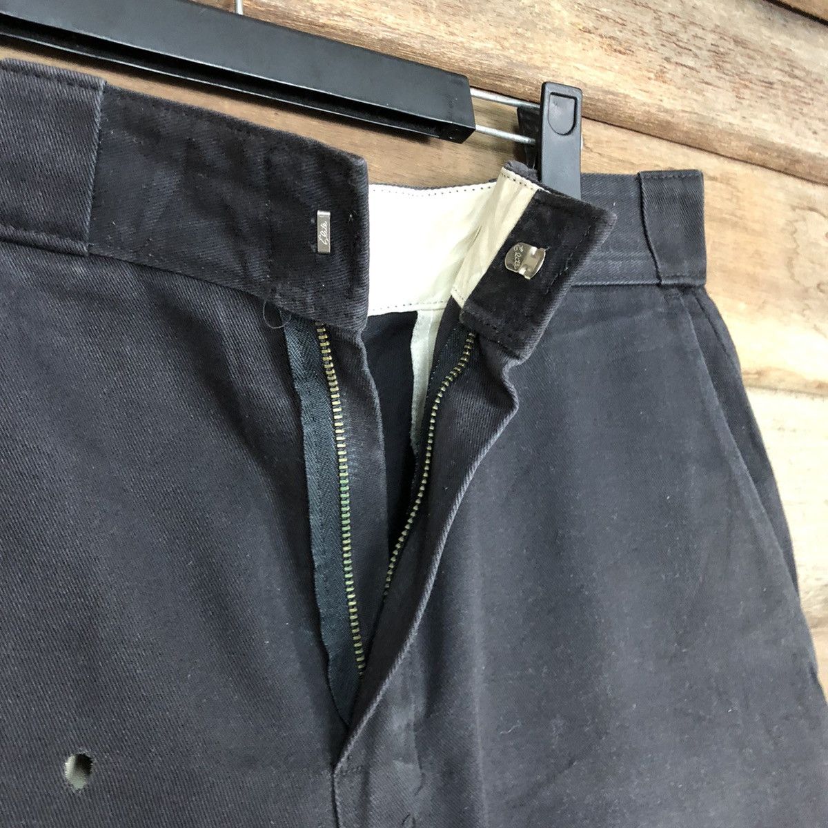 Dickies DLL Dickies Black faded vintage Straight Pants #c1243 Size US 30 / EU 46 - 6 Thumbnail