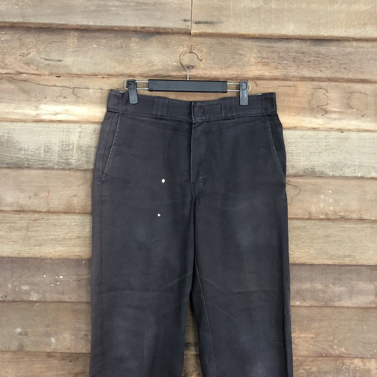 Dickies DLL Dickies Black faded vintage Straight Pants #c1243 Size US 30 / EU 46 - 2 Thumbnail