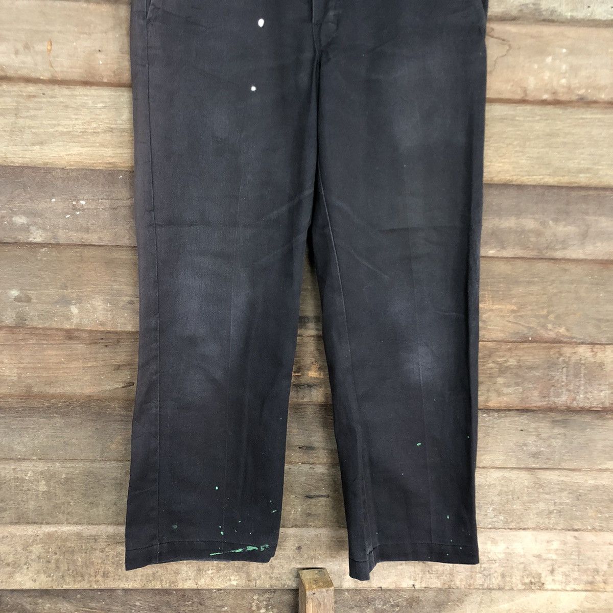 Dickies DLL Dickies Black faded vintage Straight Pants #c1243 Size US 30 / EU 46 - 3 Thumbnail