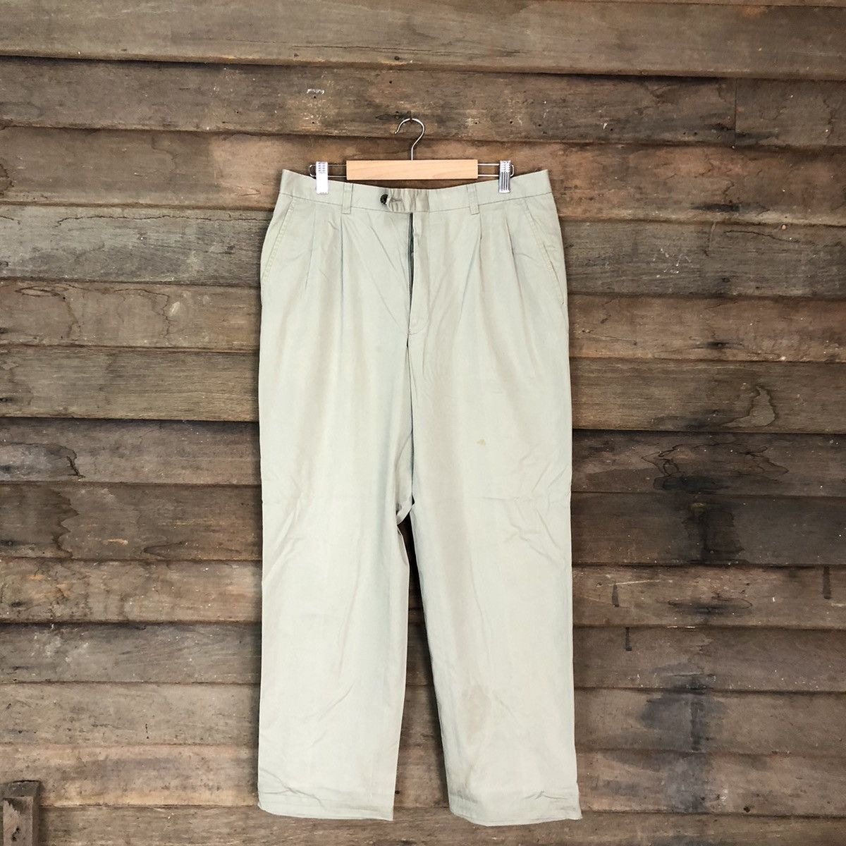 Burberry Burberry vintage Light Grey Straight Pants #c1242 Size US 32 / EU 48 - 1 Thumbnail