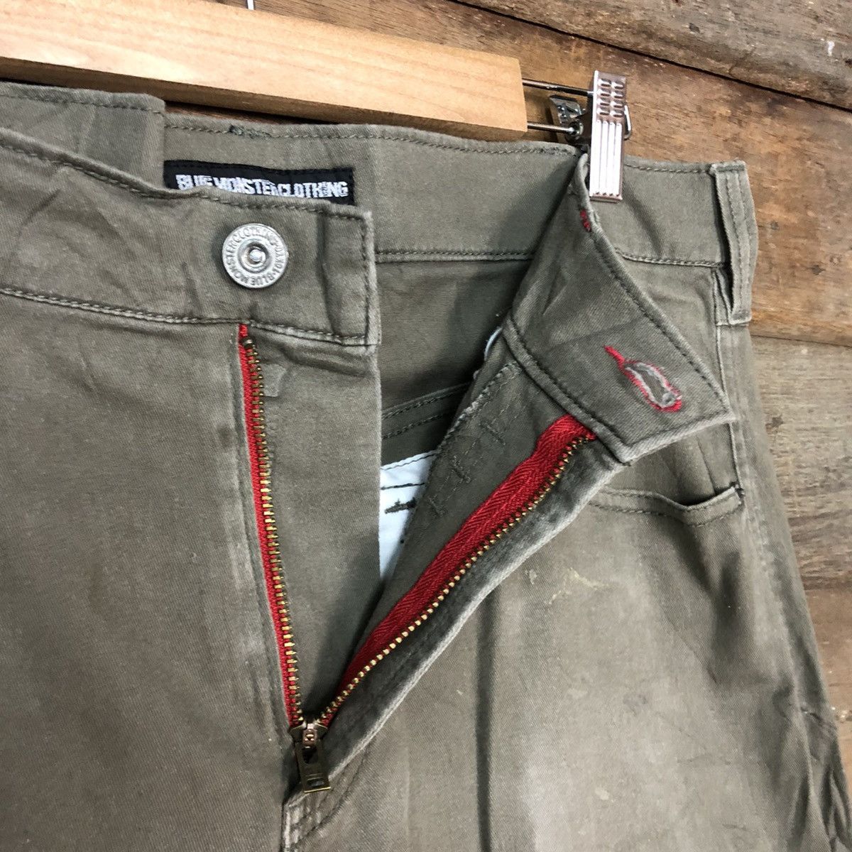 Japanese Brand D Blue Monster Clotthing Grey Multipocket Cargo Pants #c1236 Size US 32 / EU 48 - 12 Thumbnail