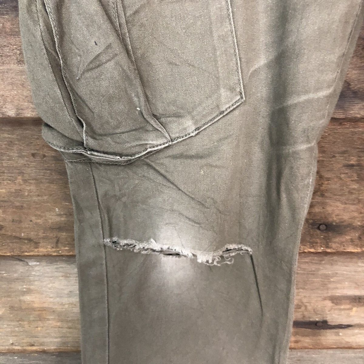 Japanese Brand D Blue Monster Clotthing Grey Multipocket Cargo Pants #c1236 Size US 32 / EU 48 - 8 Thumbnail
