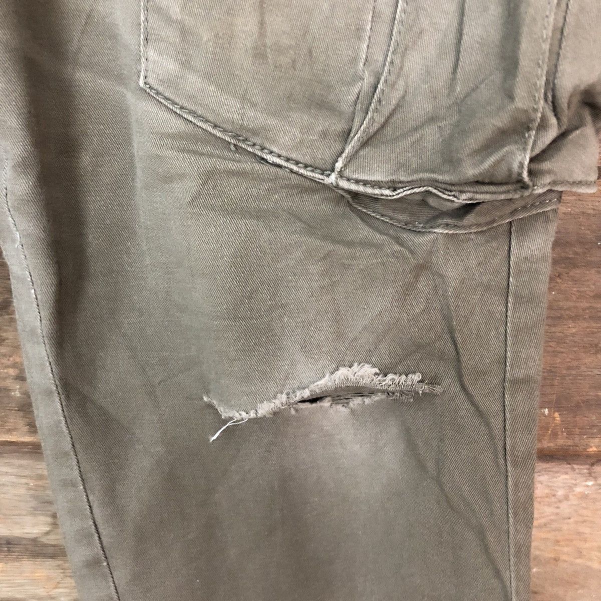 Japanese Brand D Blue Monster Clotthing Grey Multipocket Cargo Pants #c1236 Size US 32 / EU 48 - 7 Thumbnail