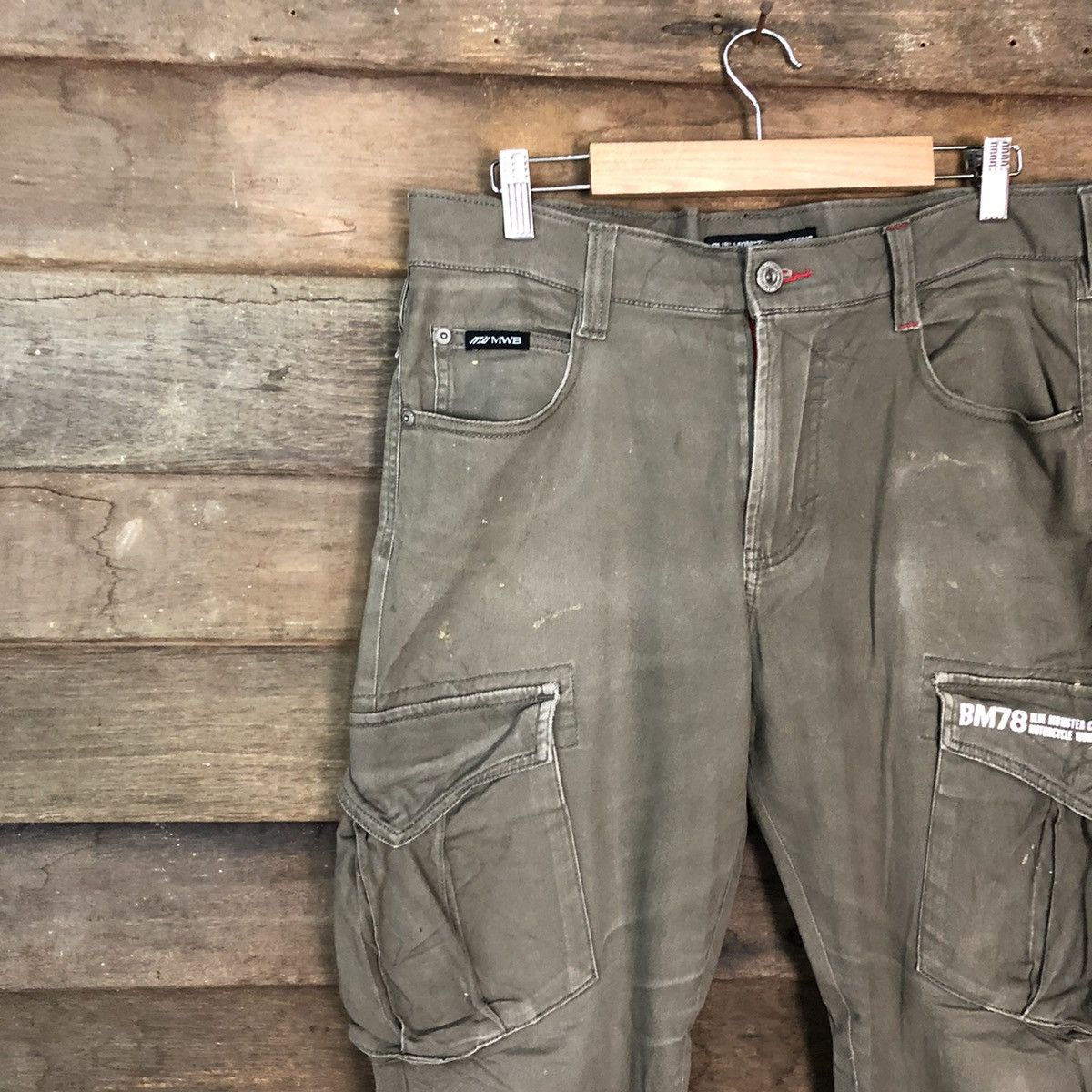 Japanese Brand D Blue Monster Clotthing Grey Multipocket Cargo Pants #c1236 Size US 32 / EU 48 - 6 Thumbnail