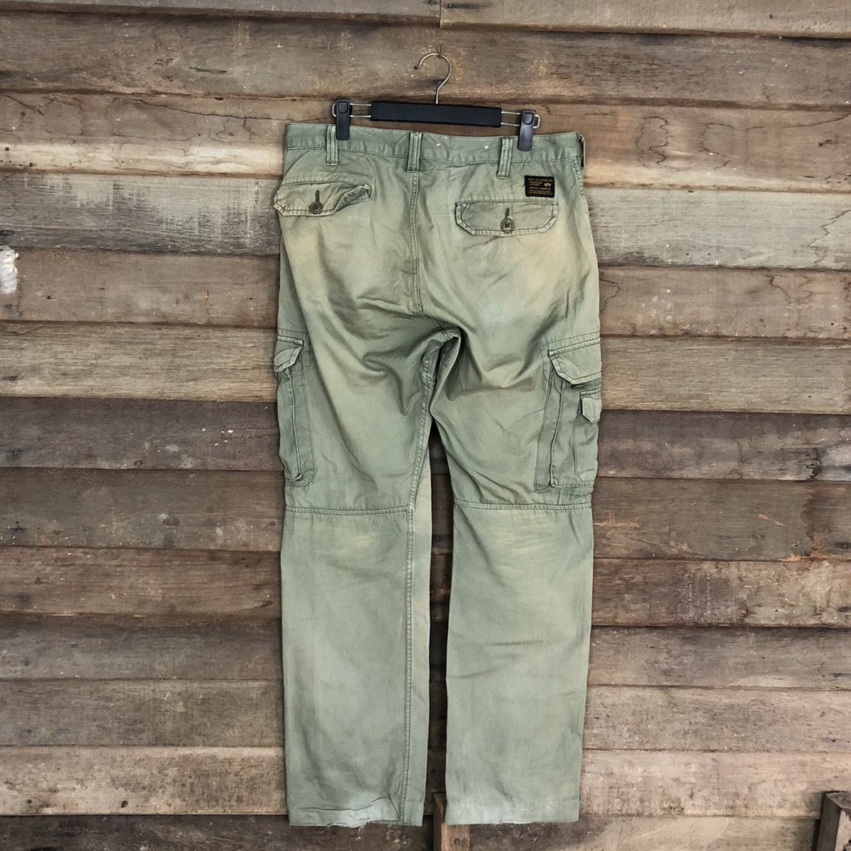 Alpha Industries DLL Alpha Industries faded Multipocket Cargo Pants #c1231 Size US 31 - 8 Thumbnail