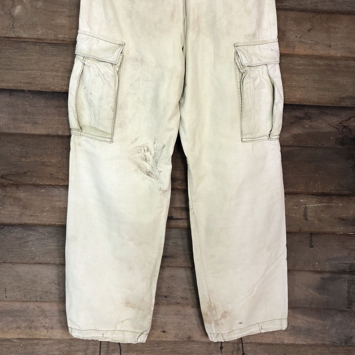 Japanese Brand DLL Japan faded thrashed Multipocket Cargo Pants #c1218 Size US 29 - 10 Thumbnail