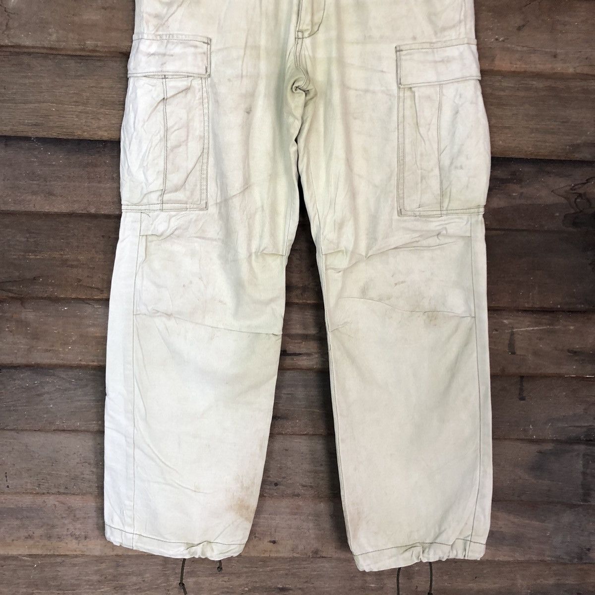 Japanese Brand DLL Japan faded thrashed Multipocket Cargo Pants #c1218 Size US 29 - 3 Thumbnail
