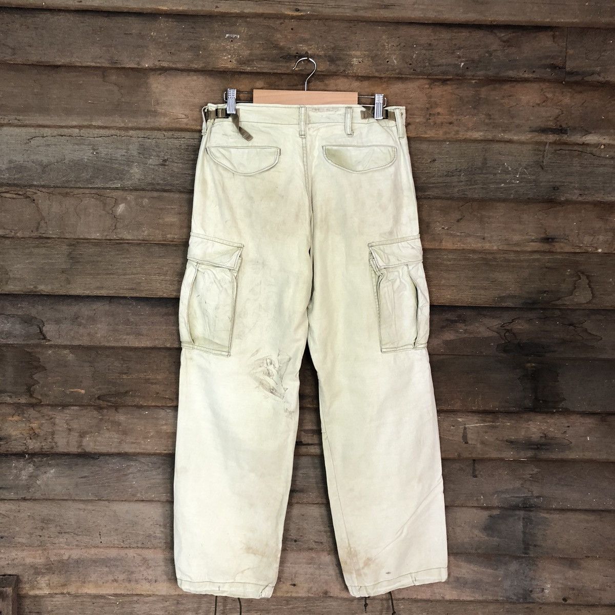 Japanese Brand DLL Japan faded thrashed Multipocket Cargo Pants #c1218 Size US 29 - 8 Thumbnail