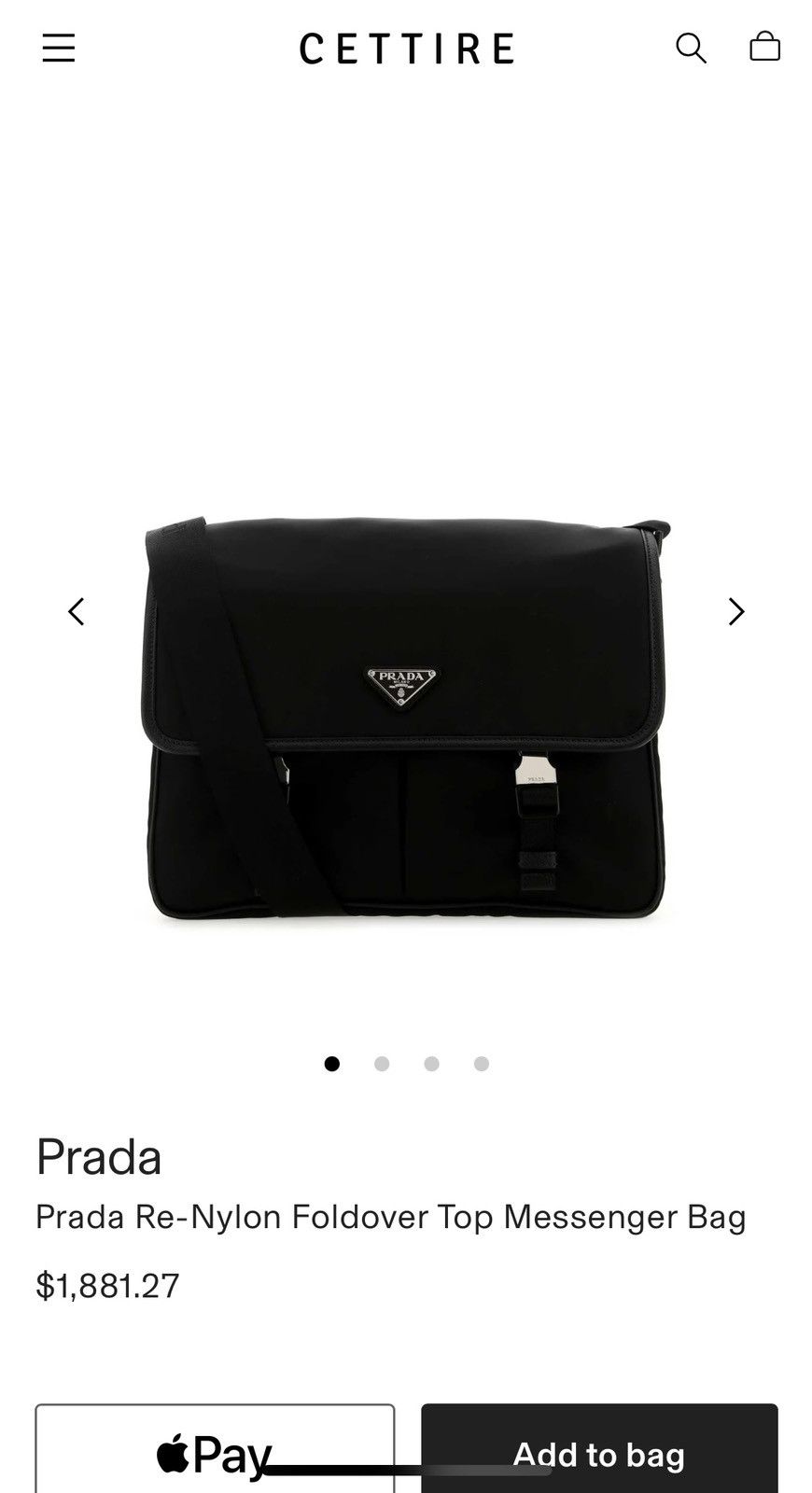 Prada Prada Messenger Bag Size ONE SIZE - 1 Thumbnail