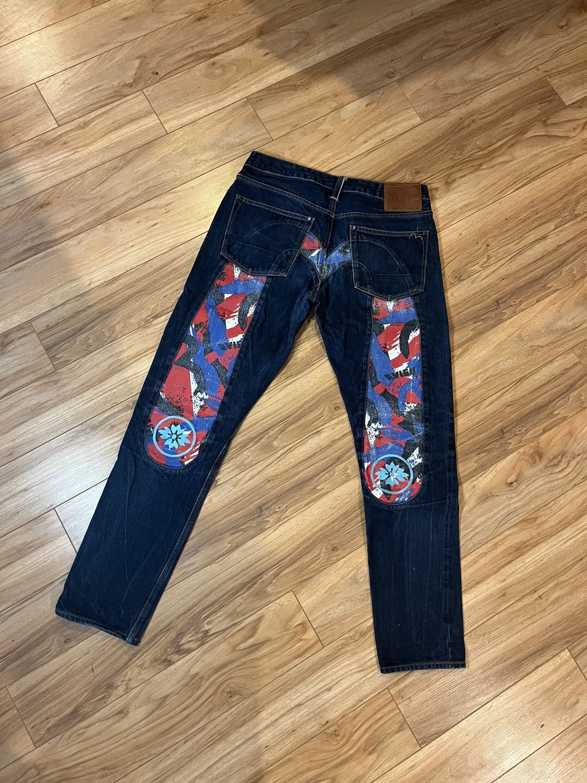 image of Evisu Jeans in Blue, Men's (Size 32)