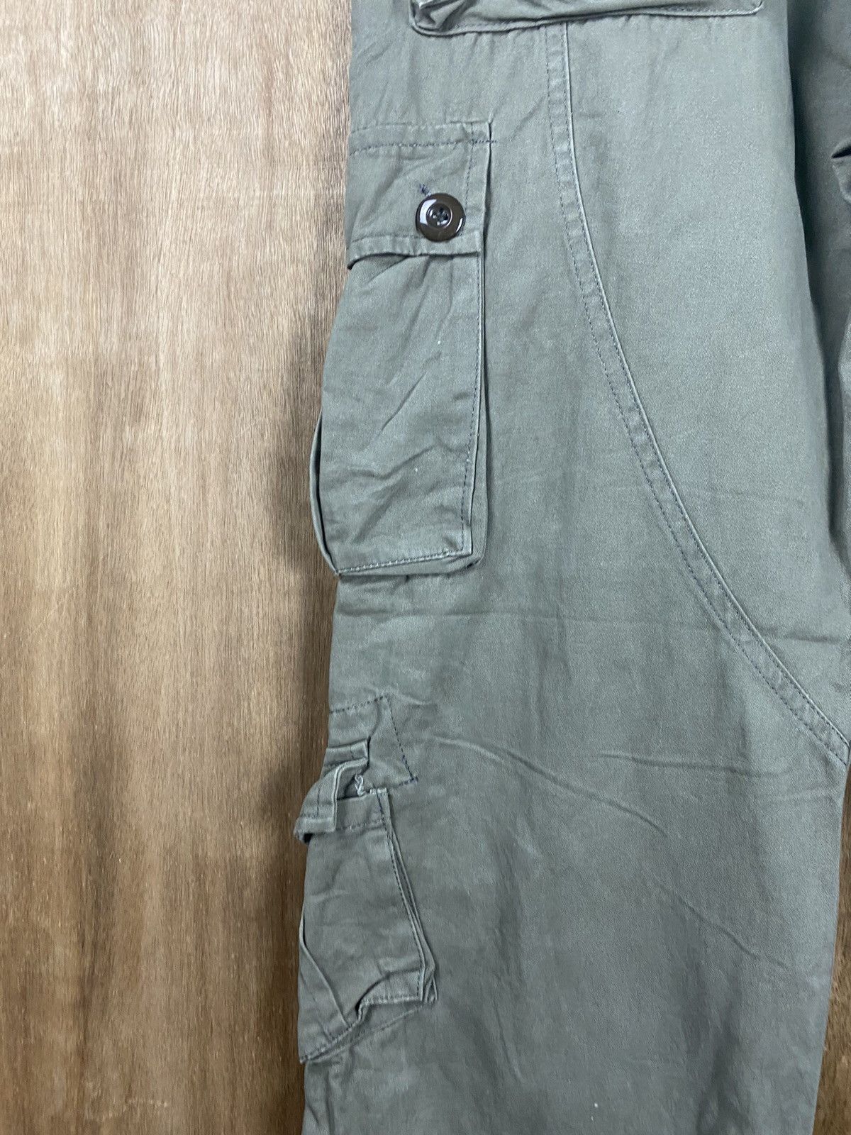 Japanese Brand DLL Japan multipocket green streetwear Cargo Pants #2435 Size US 34 / EU 50 - 14 Thumbnail