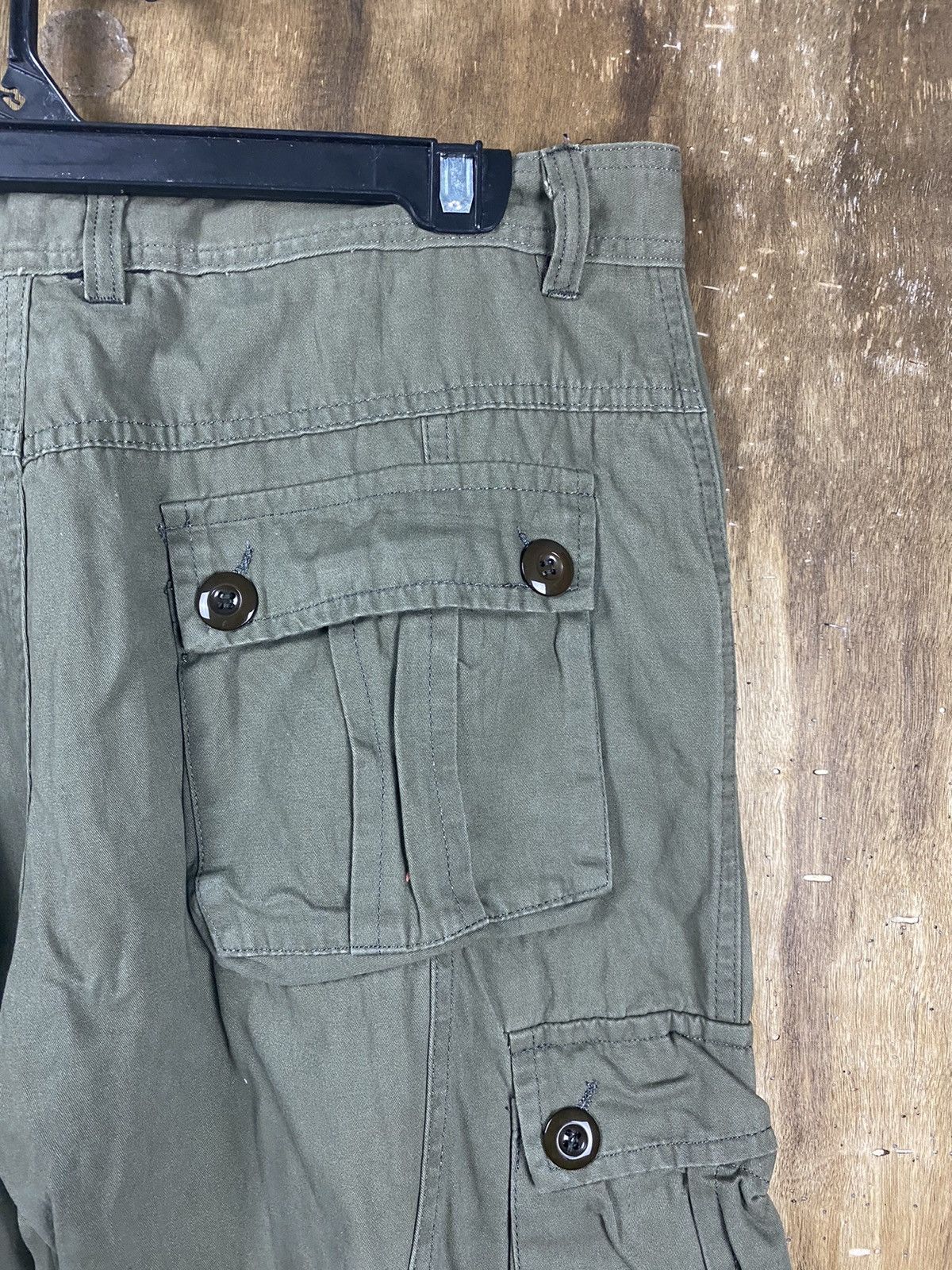 Japanese Brand DLL Japan multipocket green streetwear Cargo Pants #2435 Size US 34 / EU 50 - 13 Thumbnail