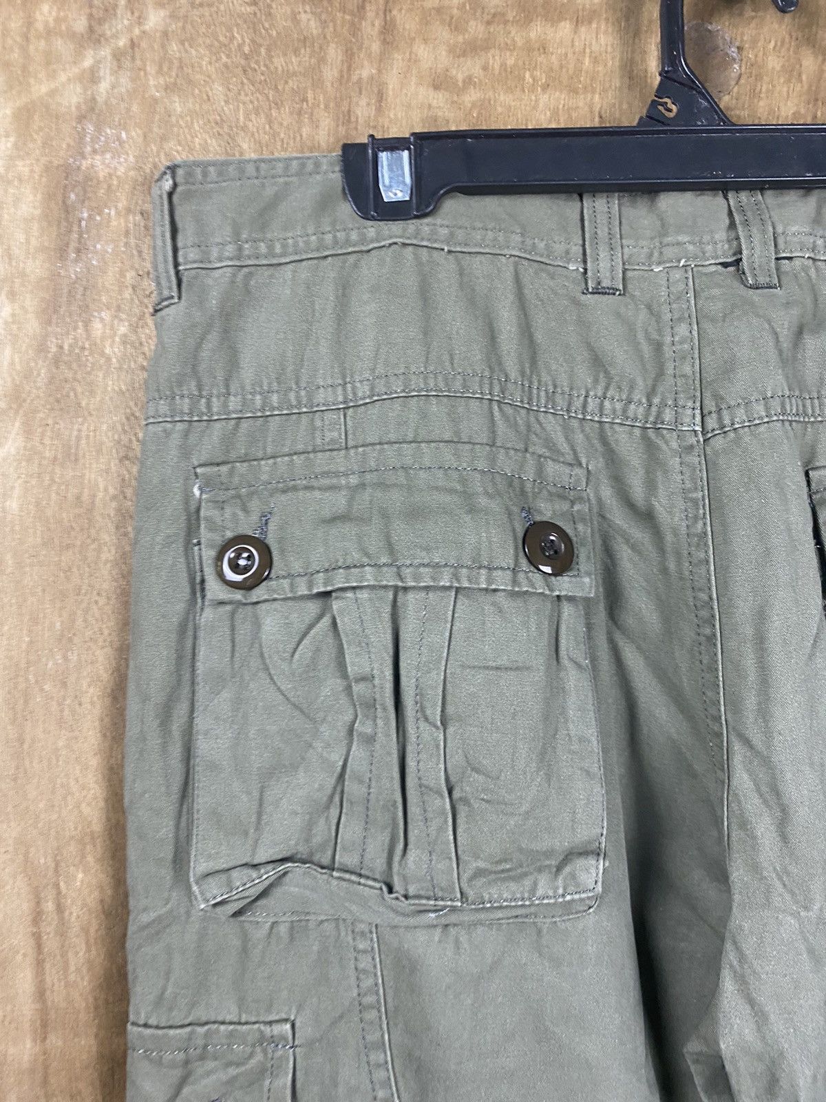 Japanese Brand DLL Japan multipocket green streetwear Cargo Pants #2435 Size US 34 / EU 50 - 12 Thumbnail