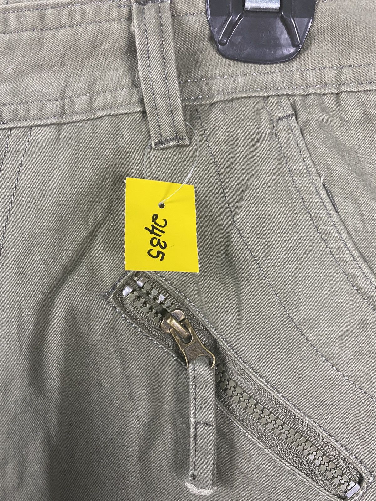 Japanese Brand DLL Japan multipocket green streetwear Cargo Pants #2435 Size US 34 / EU 50 - 8 Thumbnail