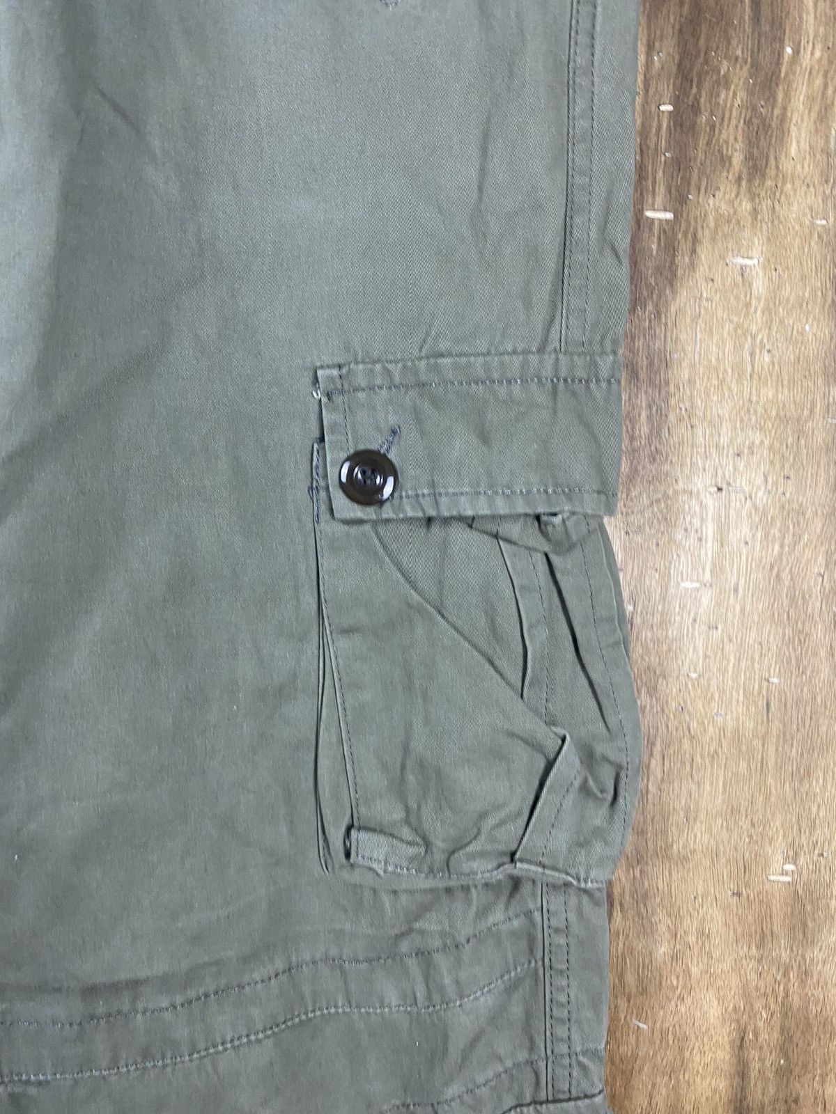 Japanese Brand DLL Japan multipocket green streetwear Cargo Pants #2435 Size US 34 / EU 50 - 7 Thumbnail